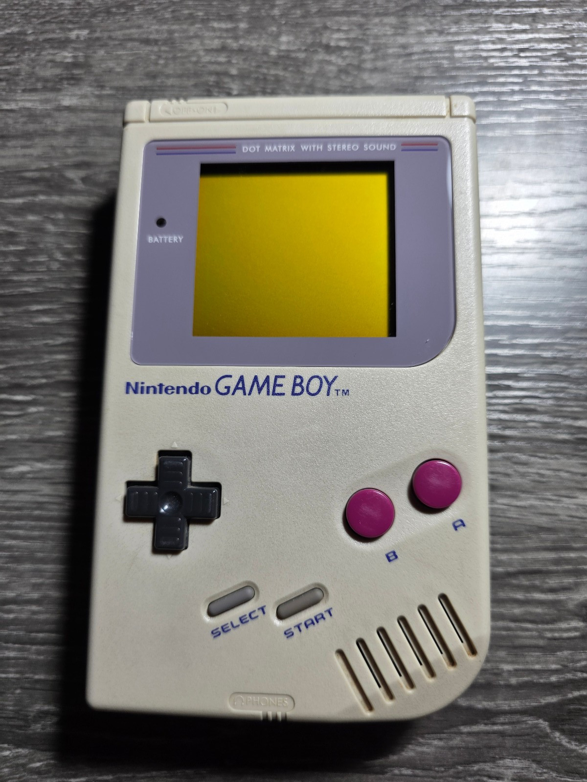 Original Nintendo Game Boy DMG-01 Gray Console System W/ Tetris TESTED (READ)