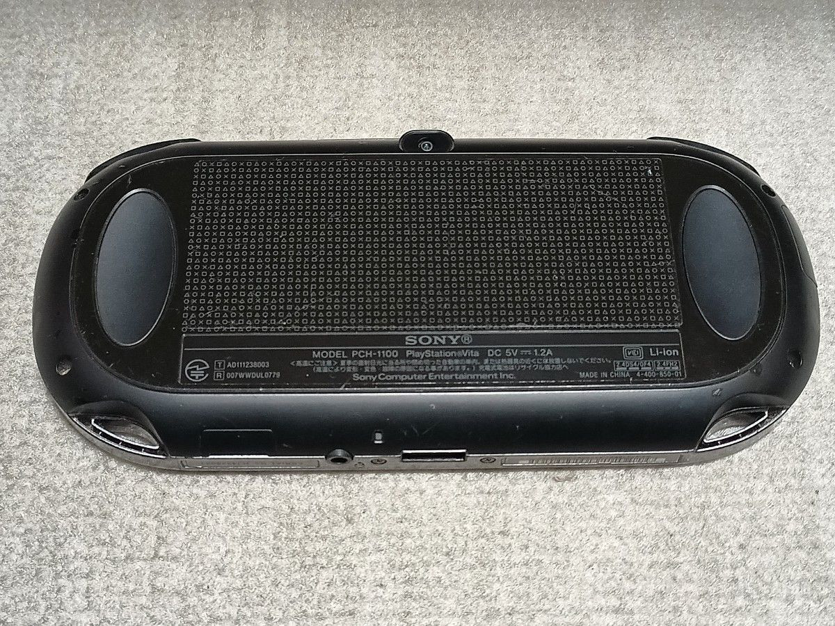 Sony PlayStation Vita PS Vita PCH-1100 Black OLED Console Firmware 3.74 0228