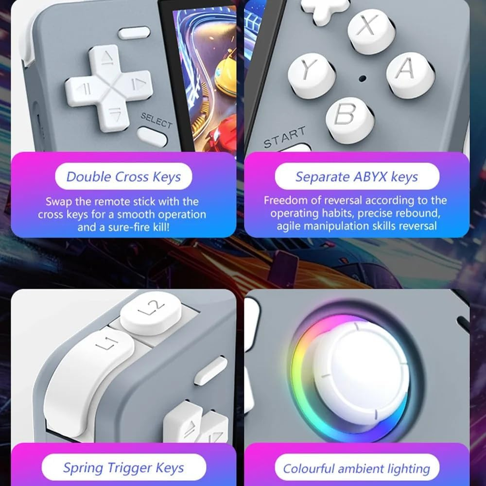 Portable Retro Handheld Game Console with 18000+ Games and 3.5-Inch Screen