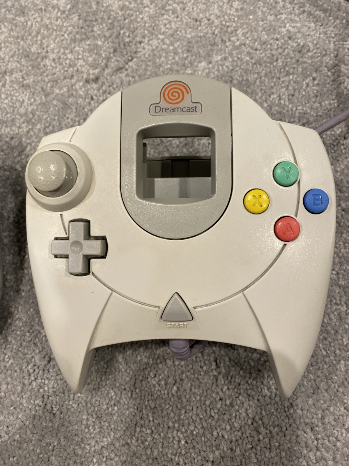 SEGA Dreamcast Console – White w/Two Controllers, Memory Card, Cables