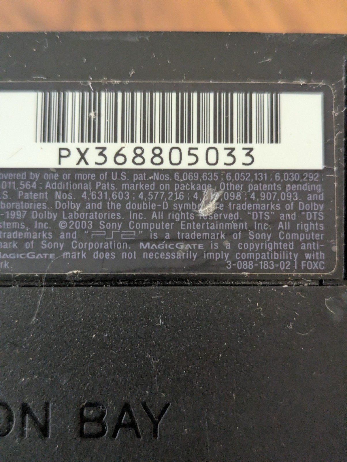 Sony PlayStation 2 PS2 SCPH-50001 NTSC-U/C Console Only Parts Only Untested
