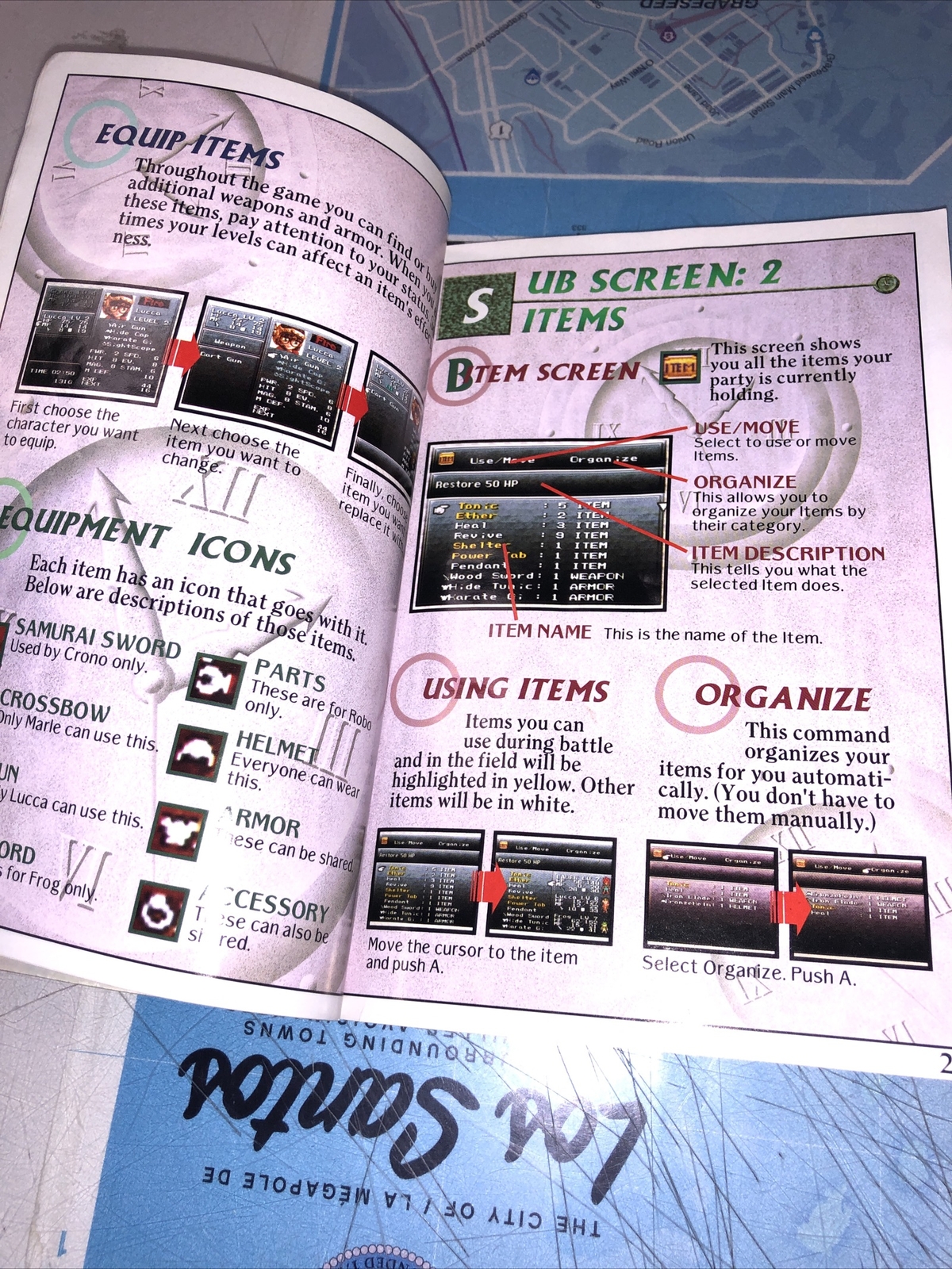 CHRONO TRIGGER SUPER Nintendo Instruction Booklet Manual ENGLISH / SNES