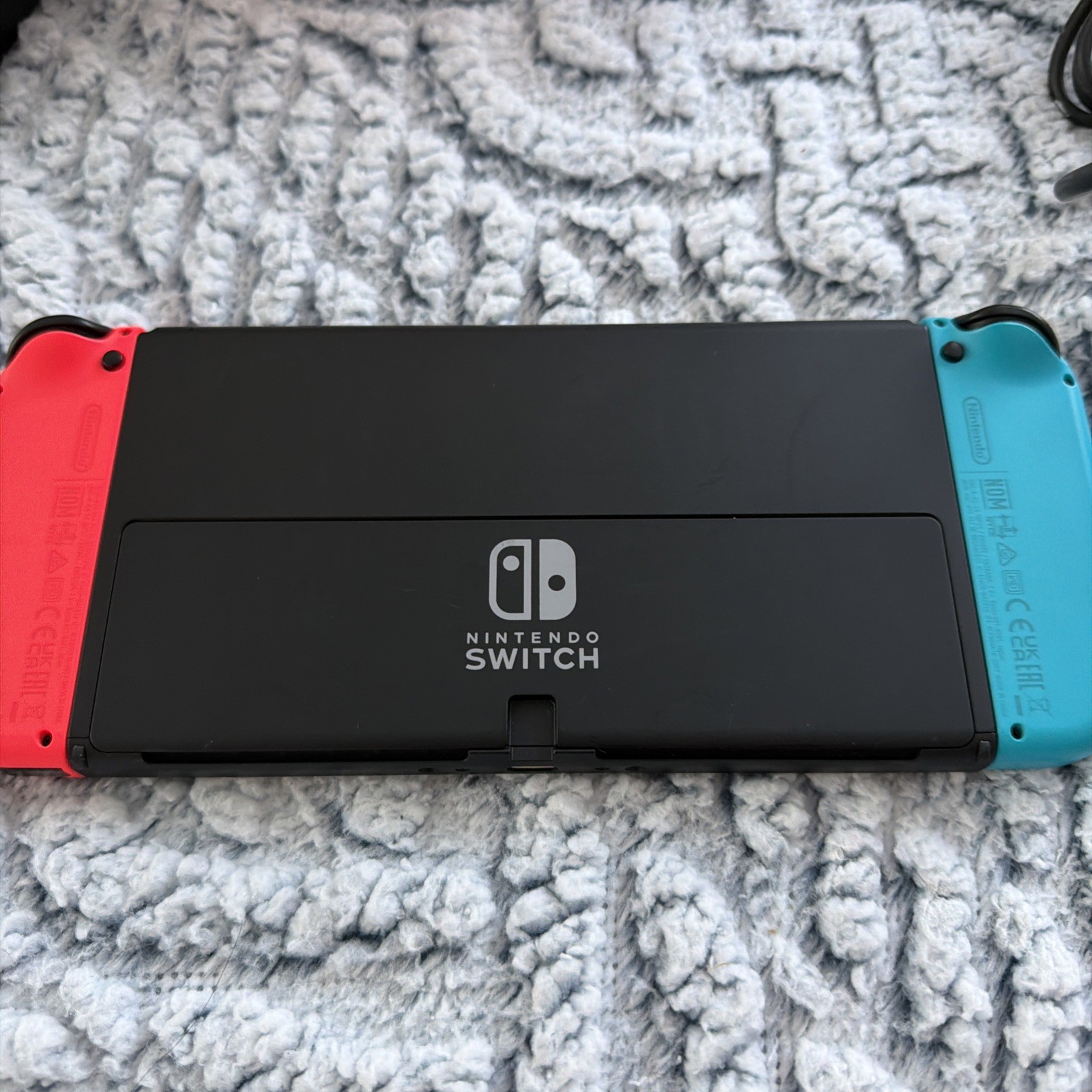 Nintendo Switch OLED Model HEG-001 Handheld Console – 64GB – Black/Neon Red/Neon