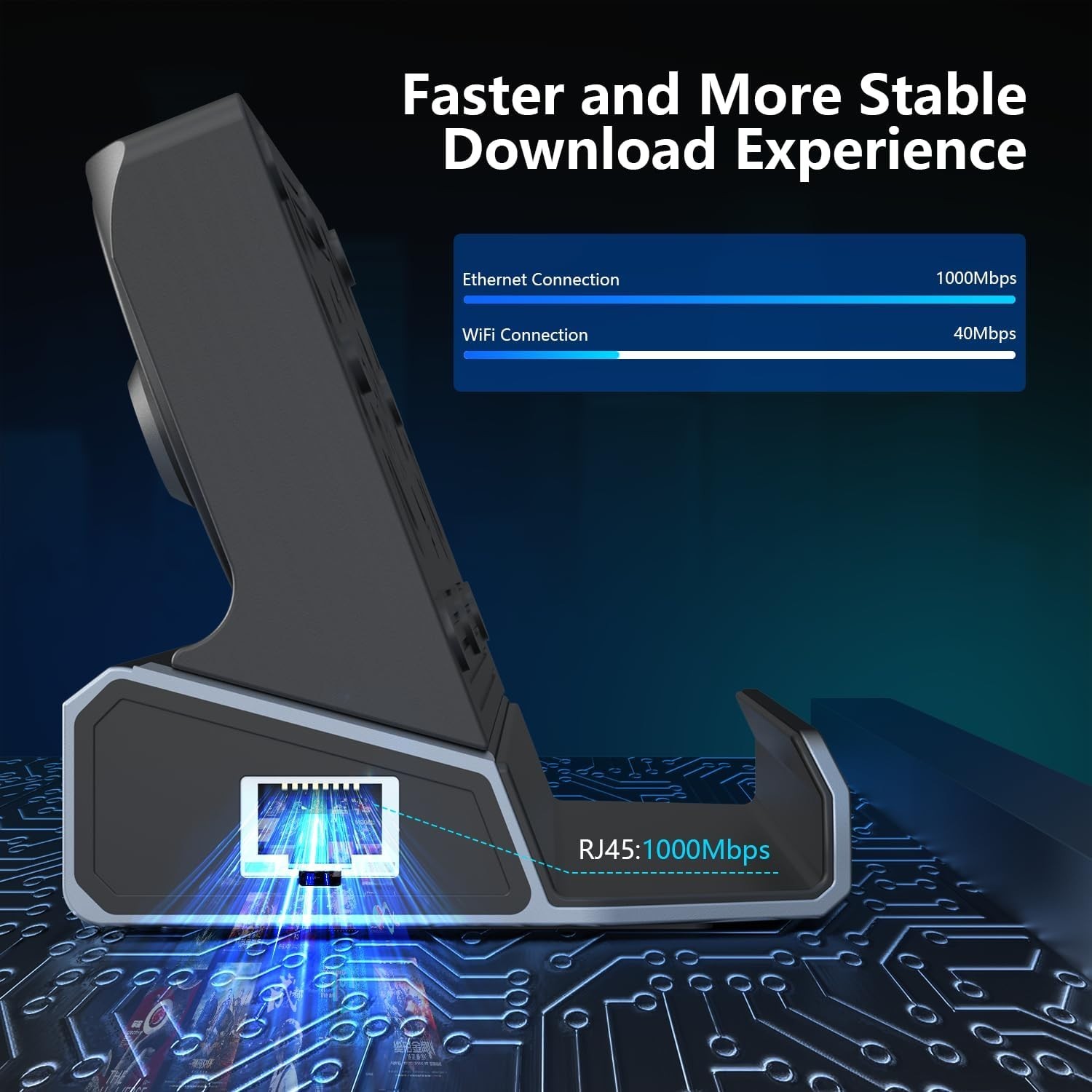 Ultimate 12-in-1 Dual Fan Dock for Steam Deck, Switch, and Asus ROG with 4K HDMI