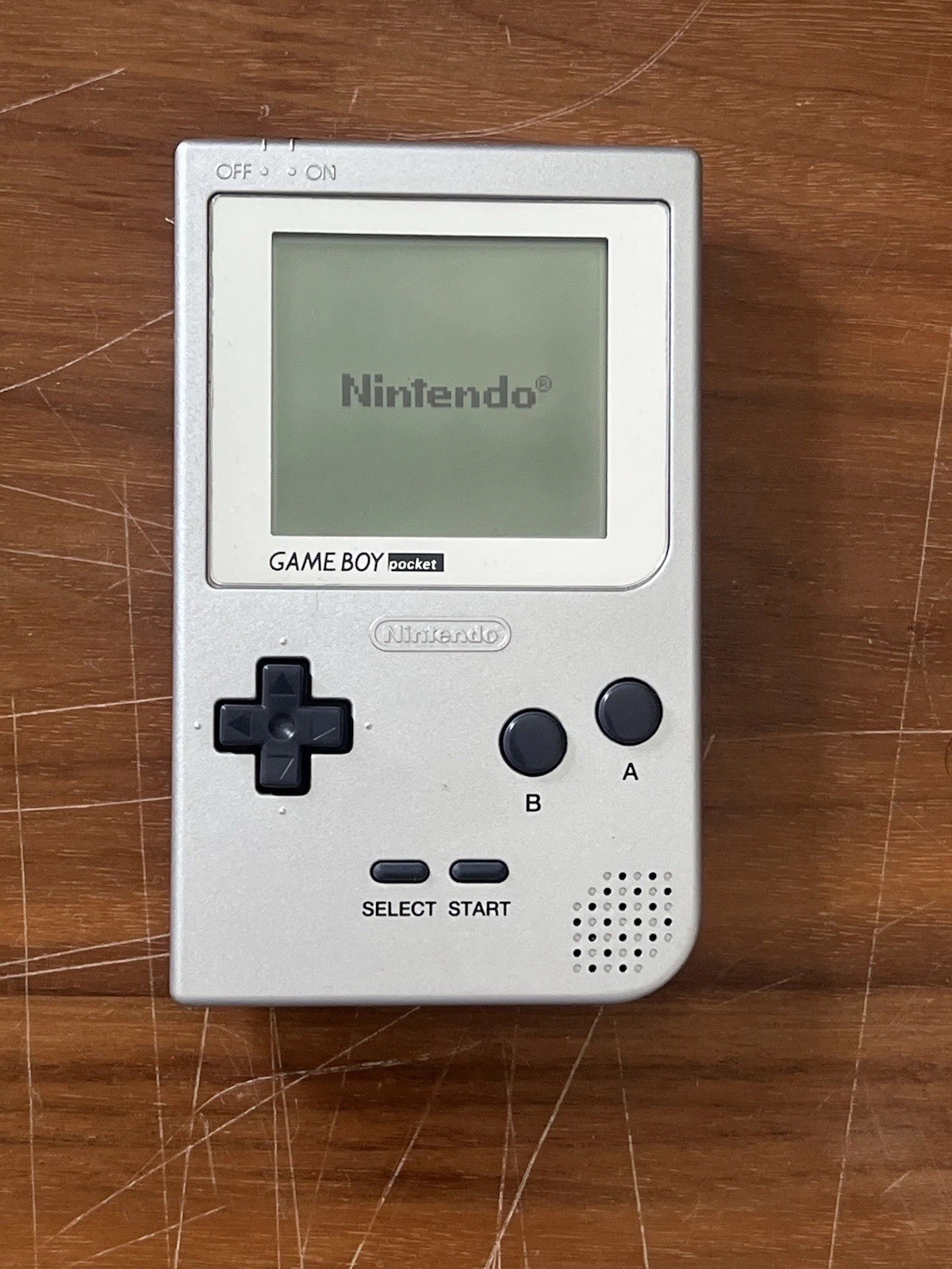 Nintendo Game Boy Pocket Silver Console Bndle Tetris Blast Space Invaders Tested