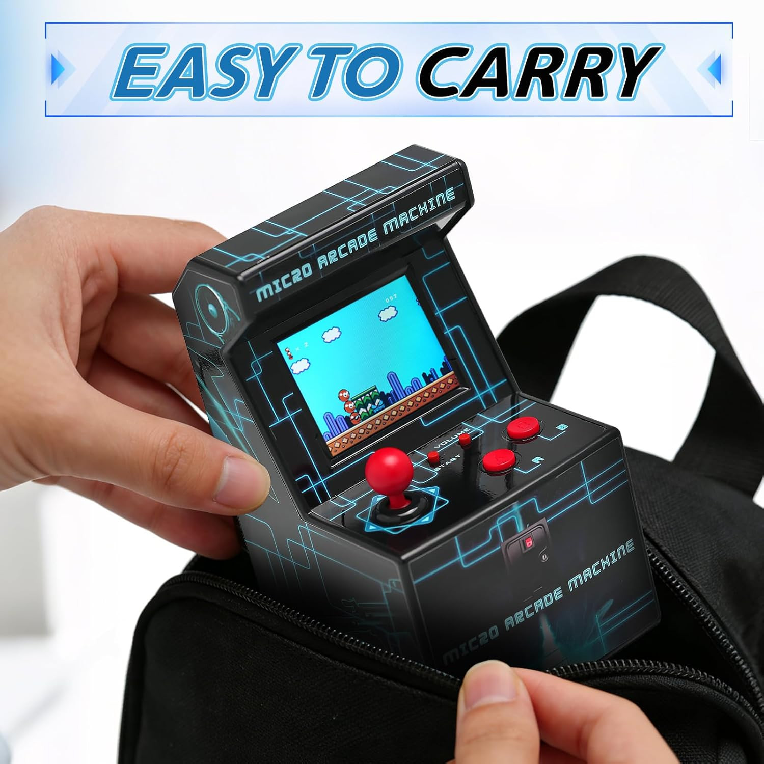Retro Handheld Game Console for Kids, Mini Arcade Machine with 240 Built-In Game