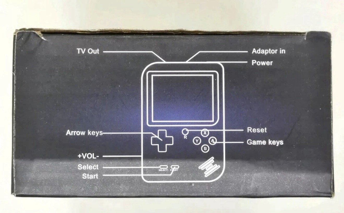 Game Box Plus digital game system, rechargeable battery