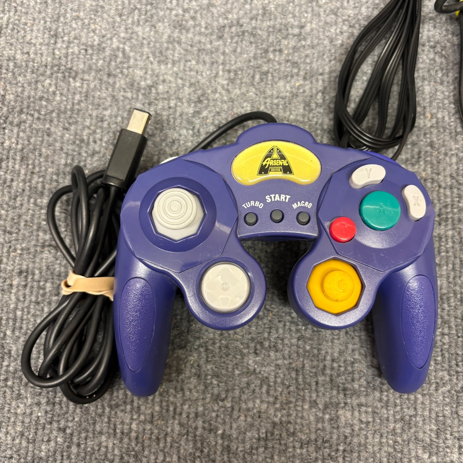 Nintendo GameCube DOL-001 Indigo System Console w/ Controller & Cords Tested