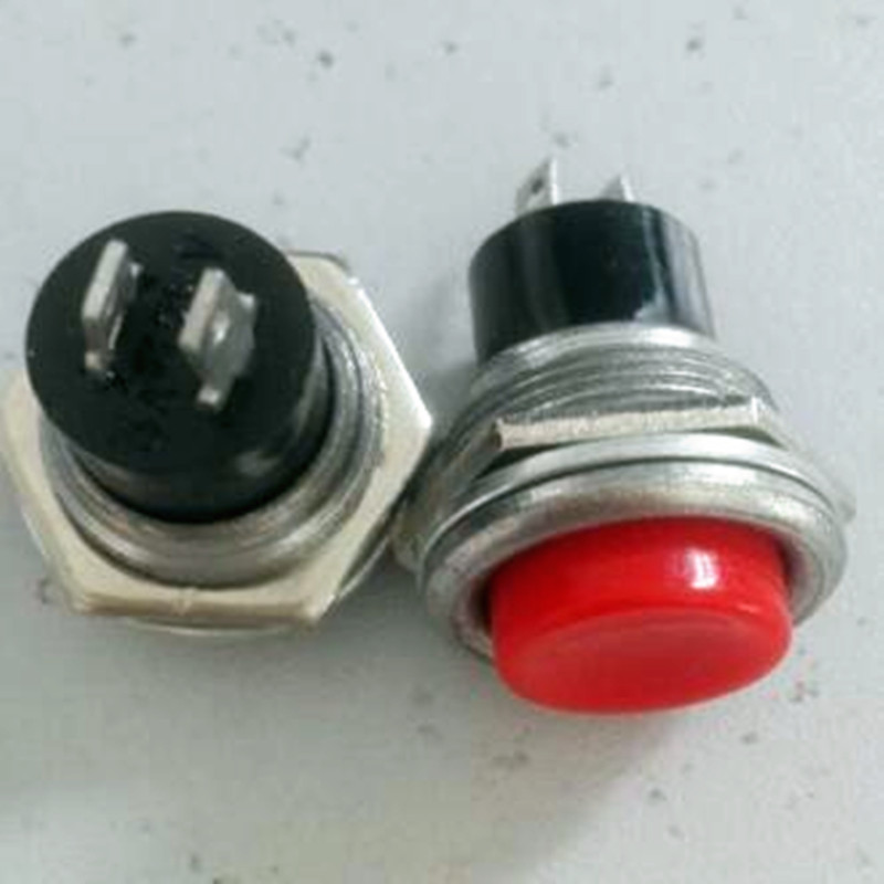 1pcs RED Momentary ON-(OFF) Push to Break Switch