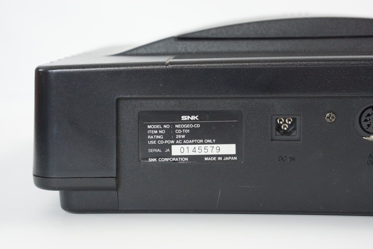 NEO GEO CD Console Boxed SNK Tested System -NTSC-J CD- 0101780