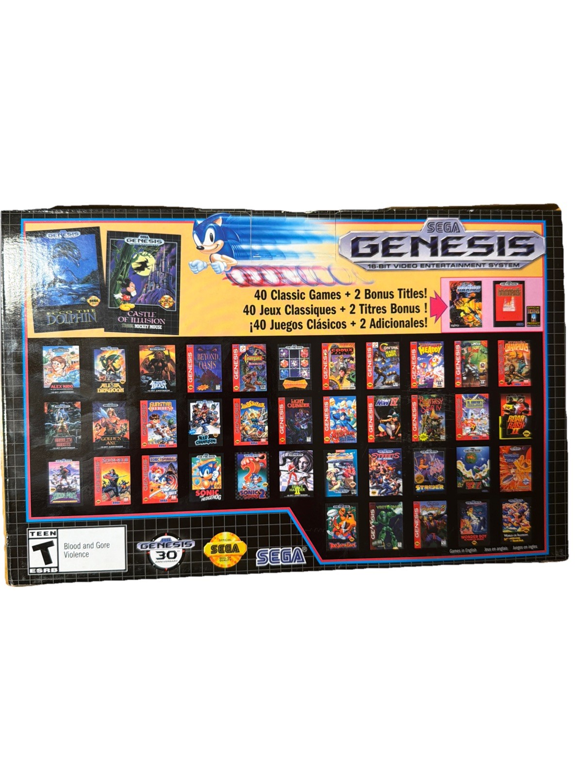 SEGA Genesis Mini Home Game Console – Black