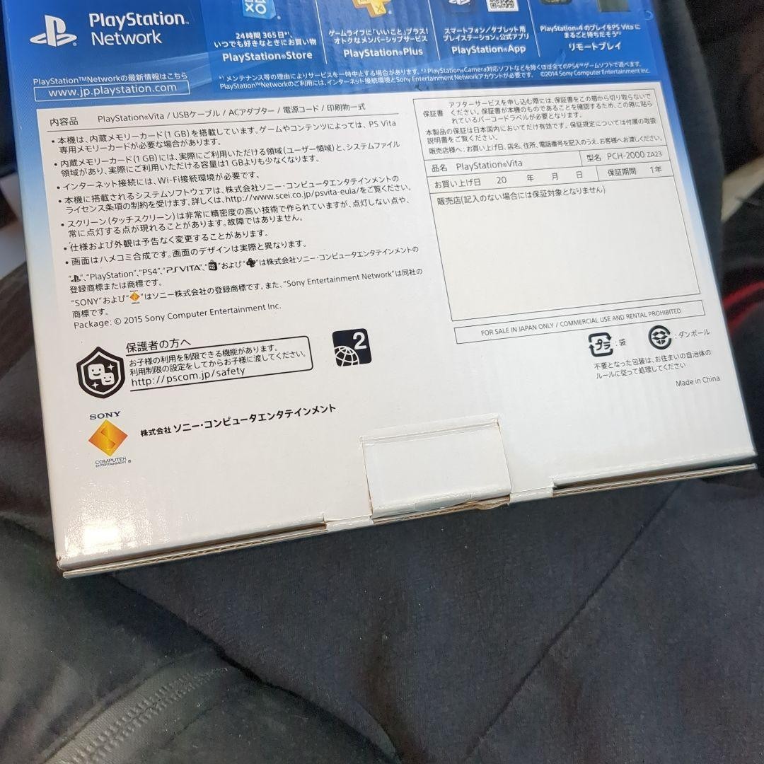 PSVita 2000 Console, Aqua Blue 5607 From Japan New