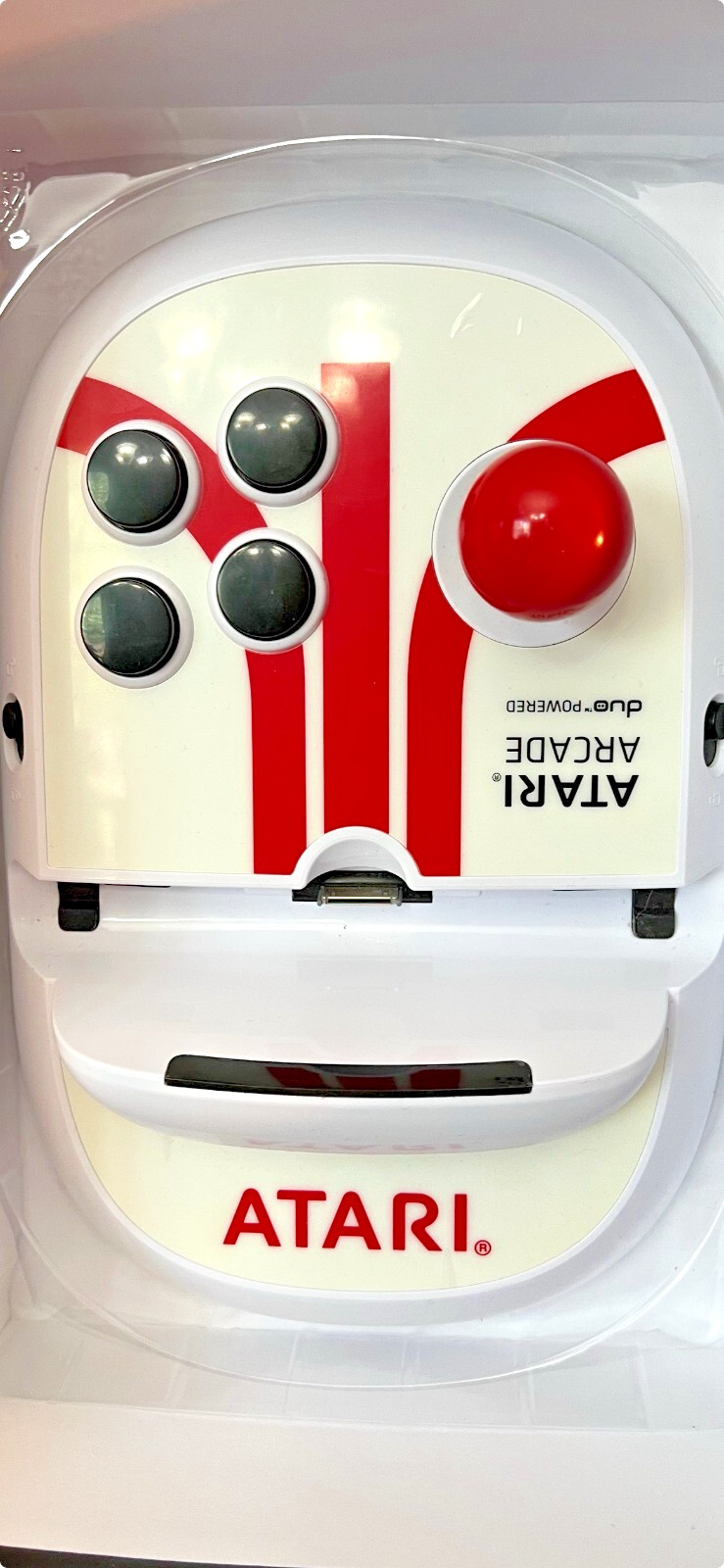 ATARI ARCADE DUO FOR IPAD 30-PIN CONNECTOR RETRO JOYSTICK GAMING CONSOLE SYSTEM