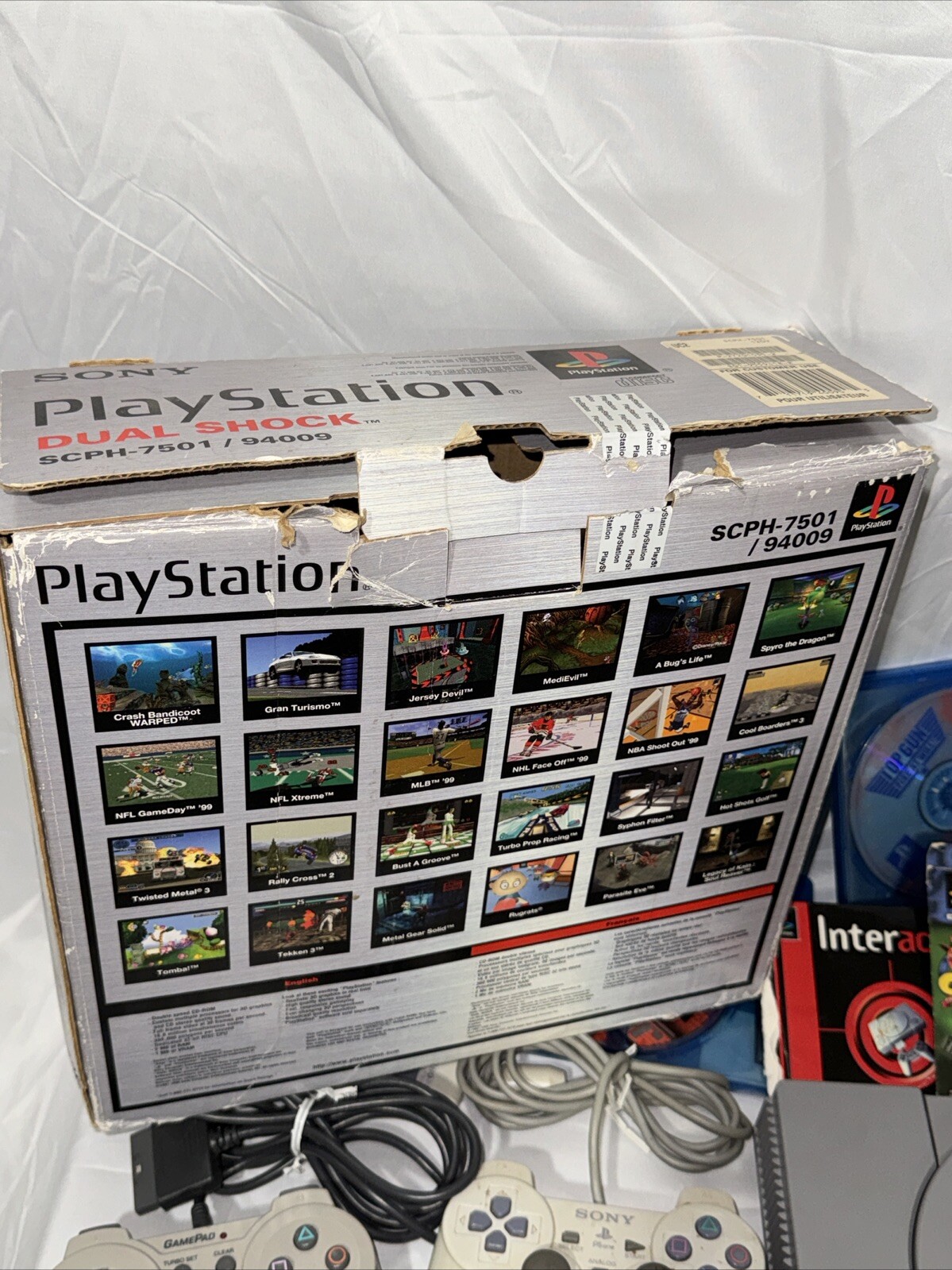 Authentic Original Sony PlayStation PS Console Complete With Many Extras -Tested