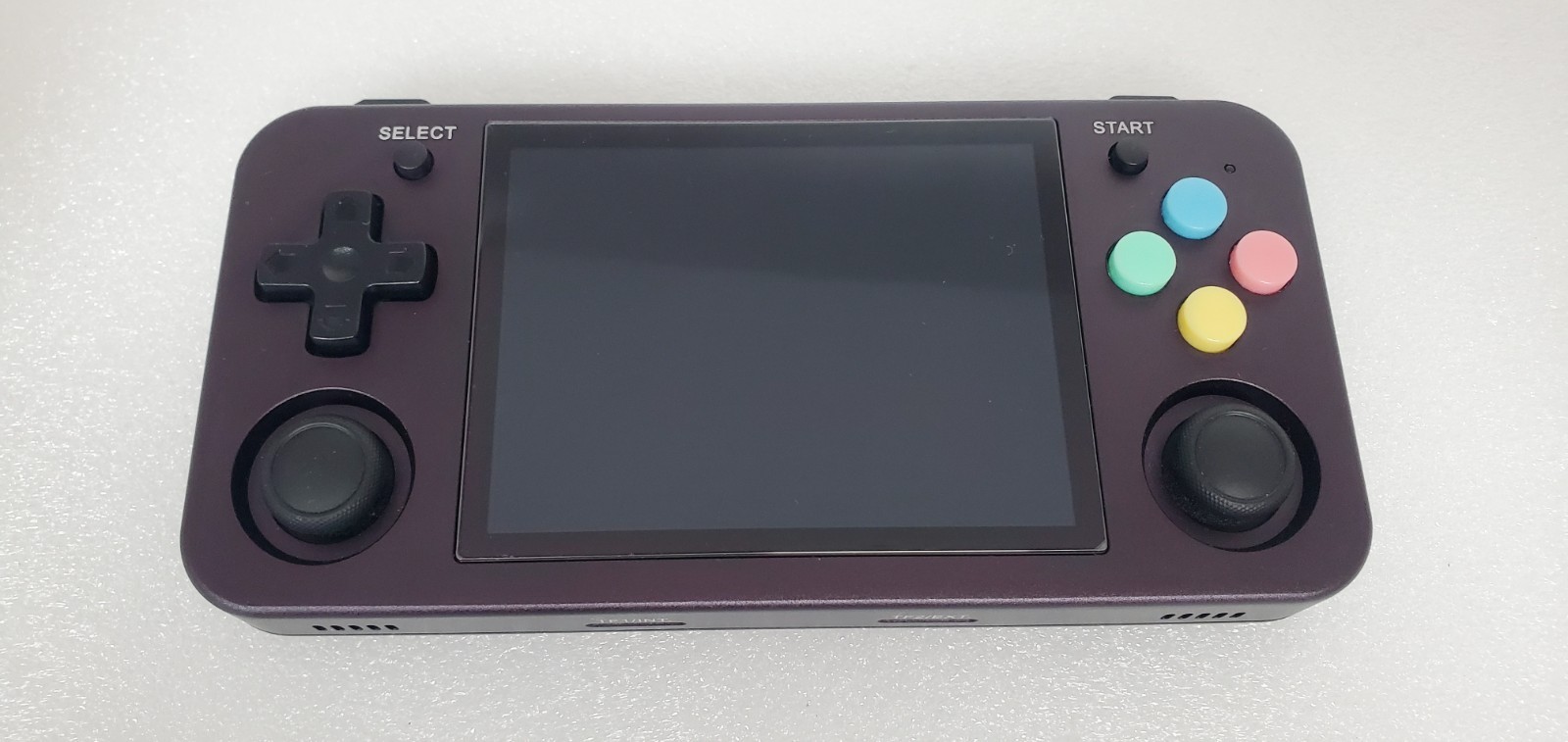 Anbernic RG 353M Purple Modded with Sakura Retro Mod Buttons RG353M