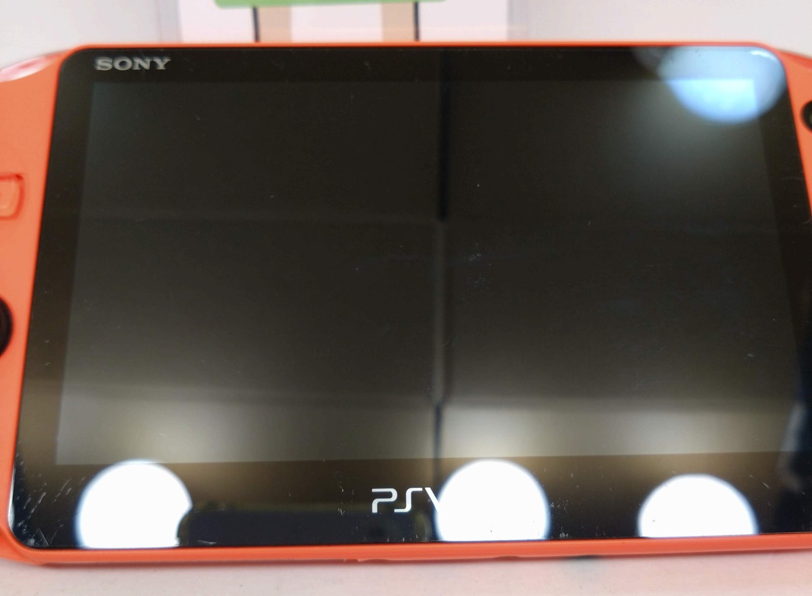 PS vita Neon Orange PCH-2000 ZA24 Console only Wi-Fi PSV Tested Sony 0529J