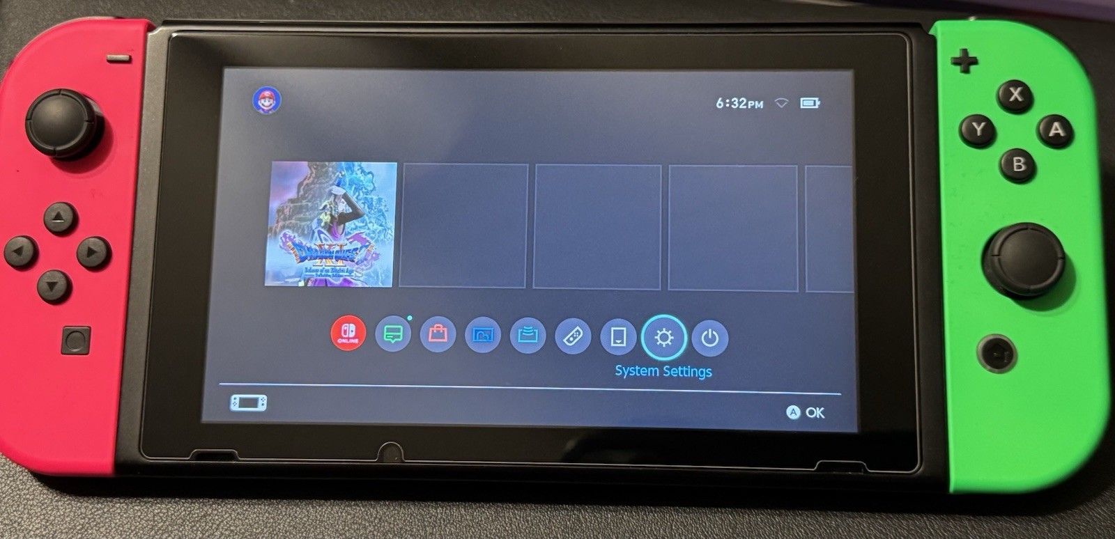 Nintendo Switch with Neon Pink/Neon Green Joycons & 256GB microSD Card (HAC-001)