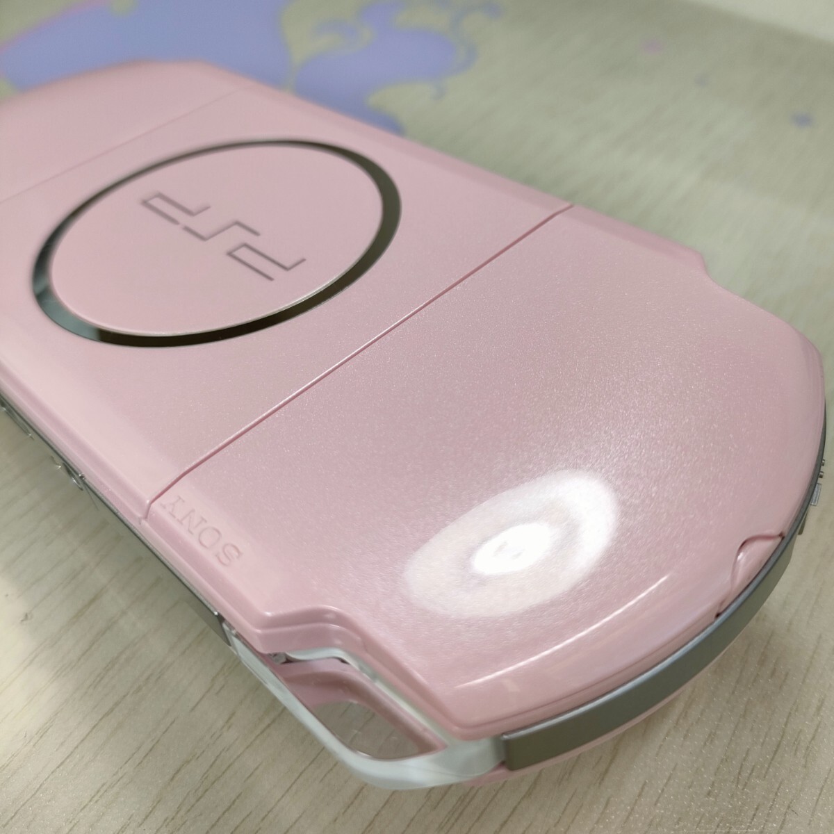 Near Mint Sony PSP-3000 PlayStation Portable Blossom pink memory card