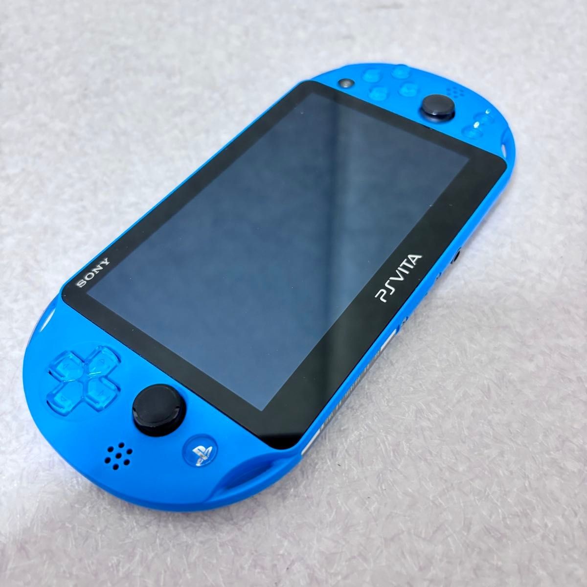 Sony Playstation PS Vita PCH-2000 ZA23 Console System Aqua Blue with Box Tested