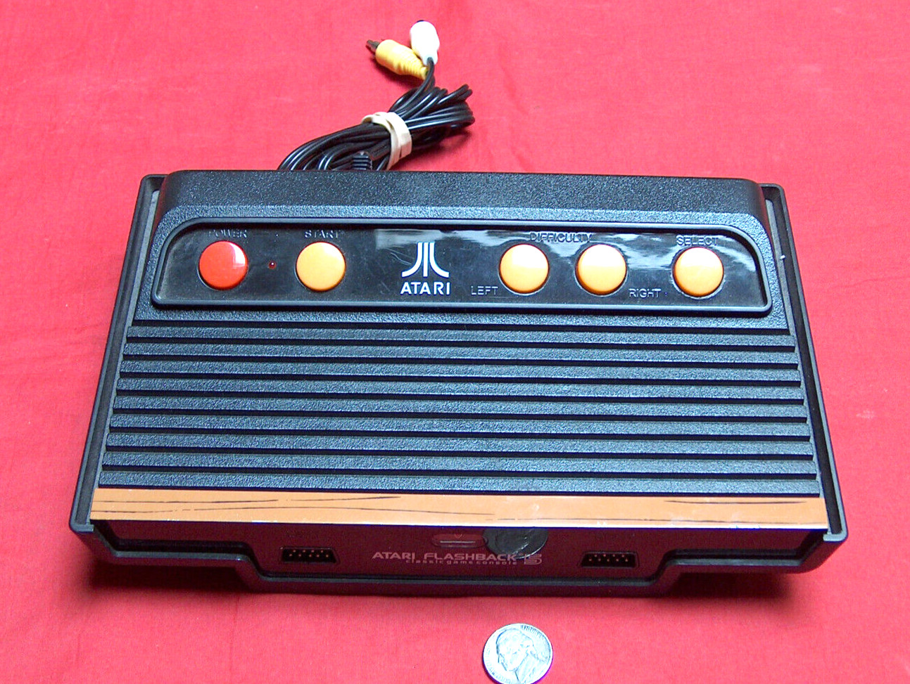 Atari Flashback 5 Classic Video Game Replacement Console Black VG Works, Tested