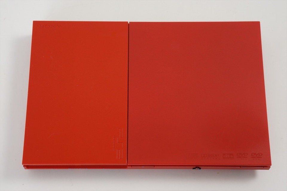 PS2 Playstation2 Slim CINNABAR RED Console System 90000 CR Only for NTSC-J 8102
