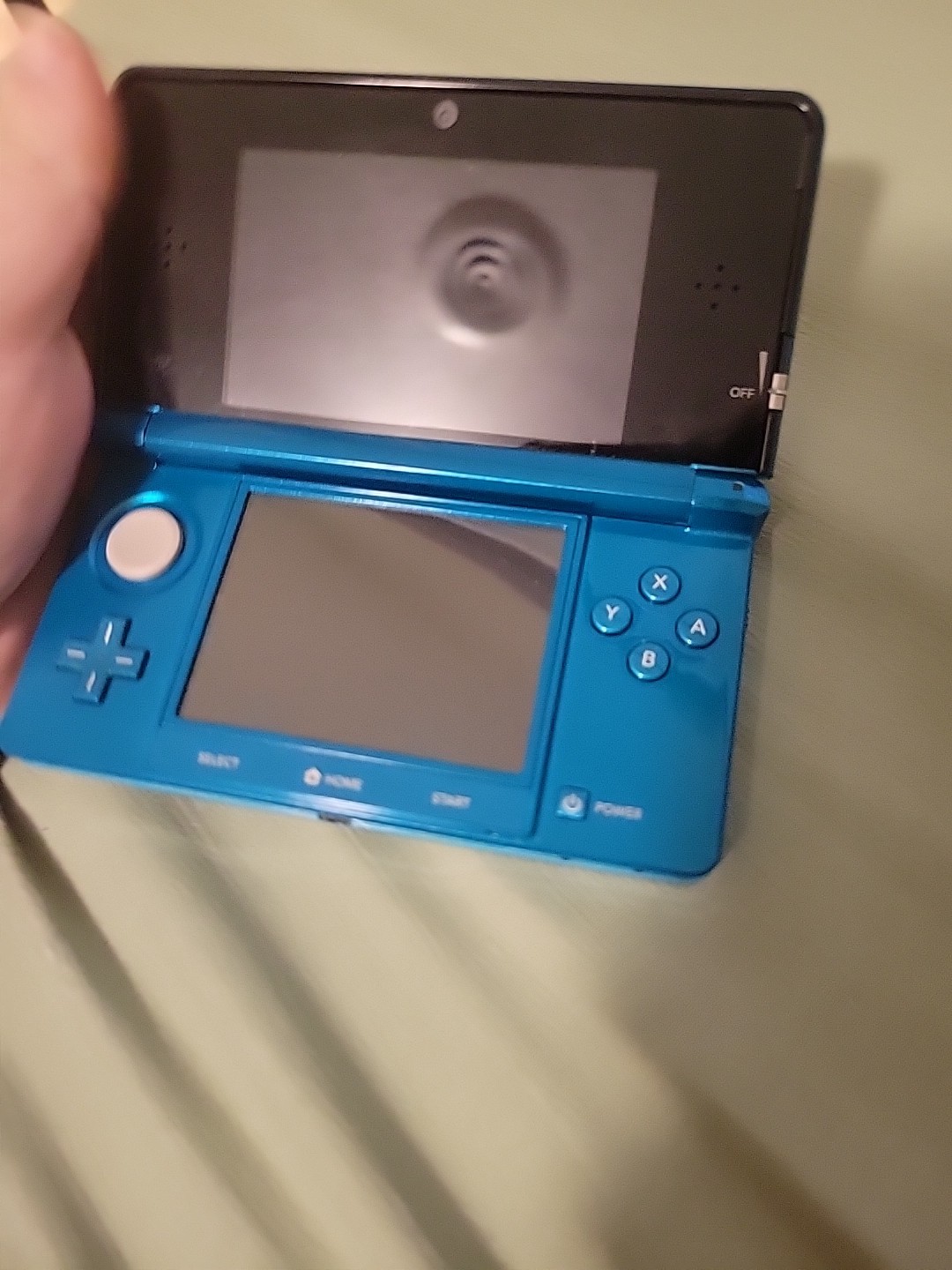Excellent Condition ( ENGLISH) Nintendo 3DS Handheld System – Aqua Blue