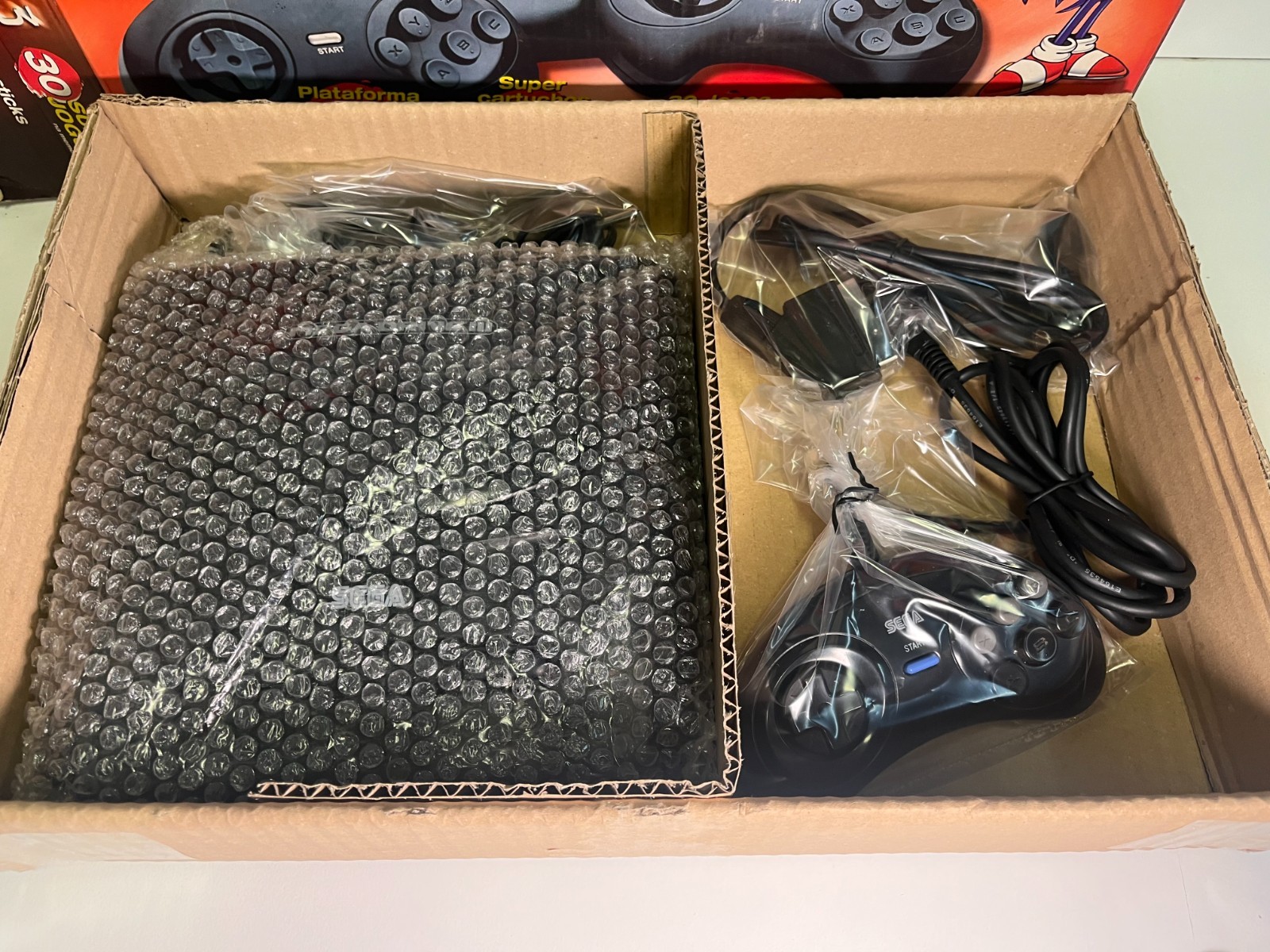 SUPER MEGA DRIVE 3 TEC TOY SEGA BRAZIL 30 GAMES EDITION BOXED TESTED CONSOLE