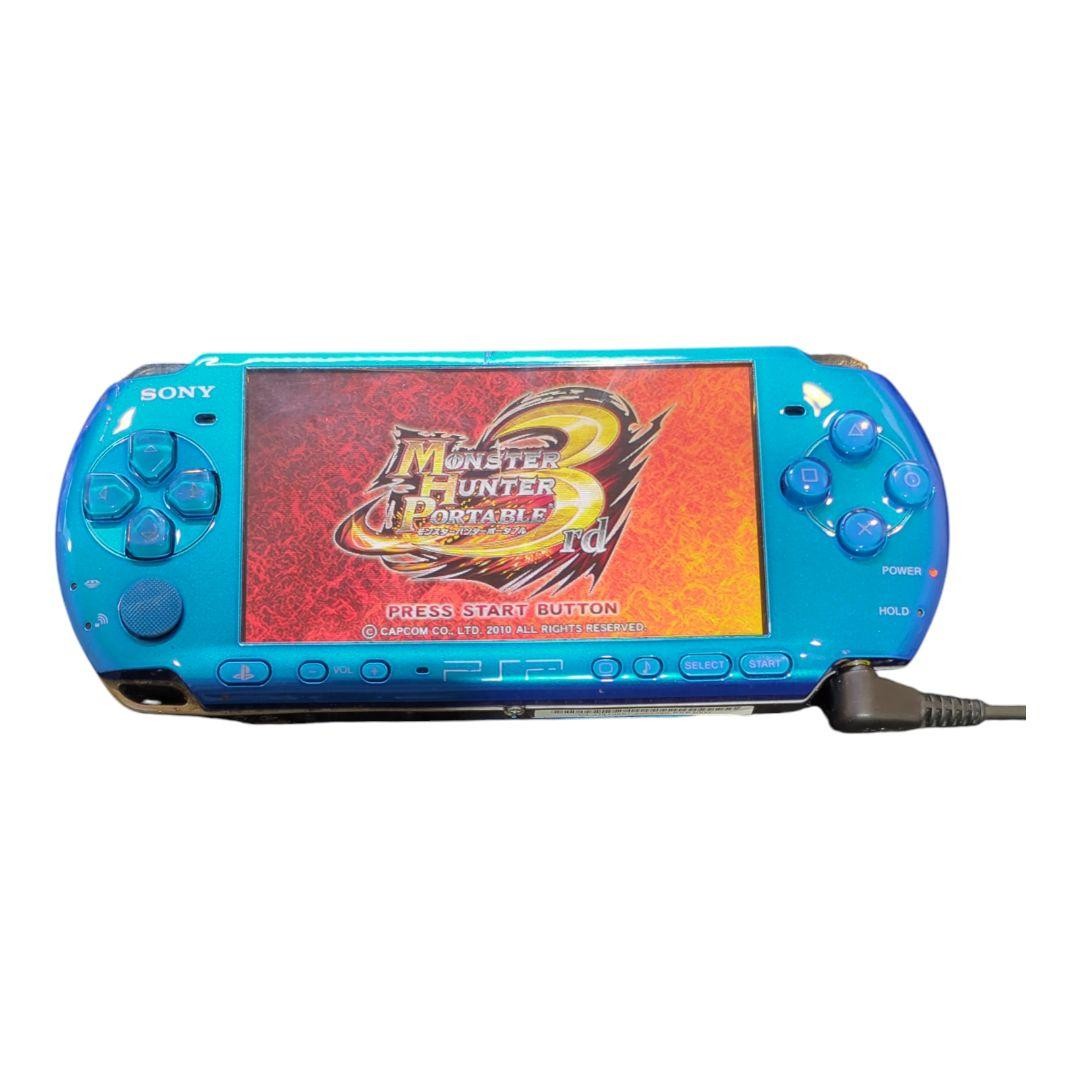 Sony PlayStation Portable PSP-3000 Vibrant Blue System Console Only Tested