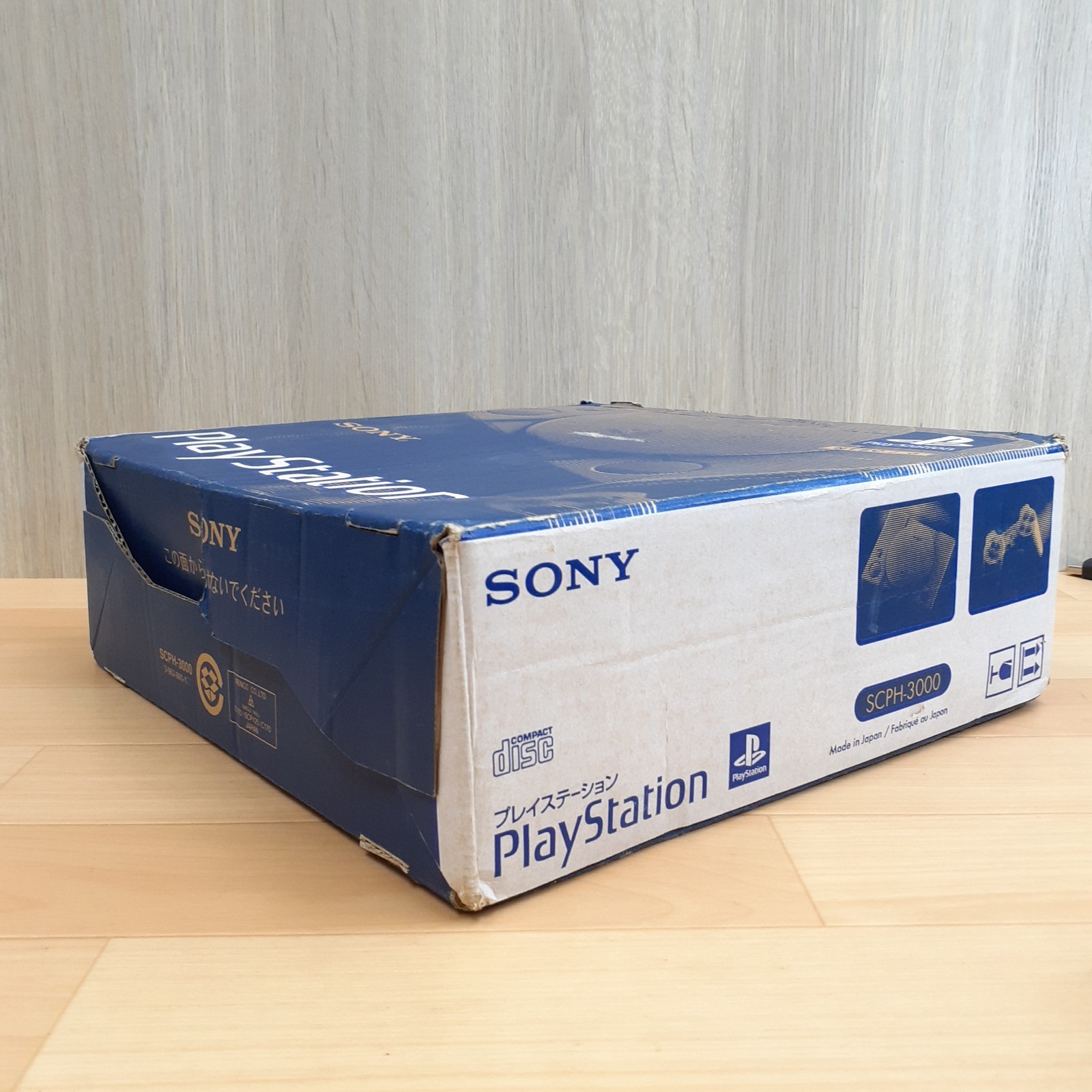 Sony PS1 Console SCPH-3000 Model in BOX Playstation 1 with 2 Controllers Japan