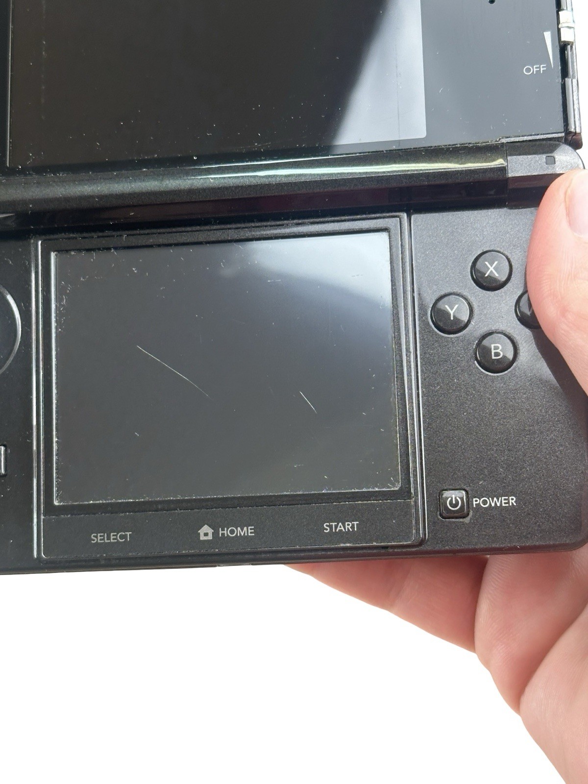 Nintendo 3DS Handheld Console Black CTR-001 (USA) W charger and stand READ