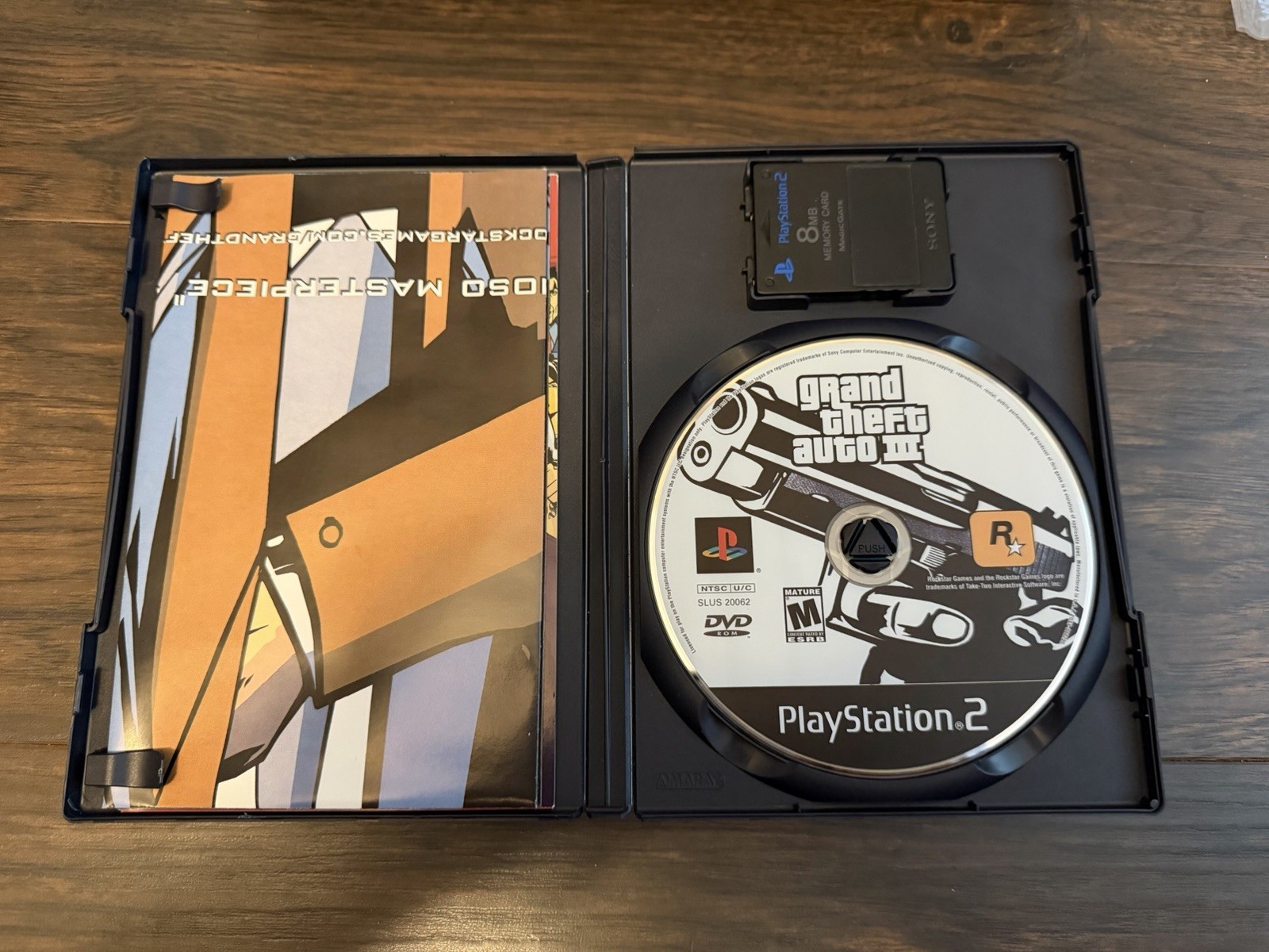 Sony PlayStation 2 Black Fat Console SCPH-39001 Complete In Box CIB w/ GTA 3 CIB
