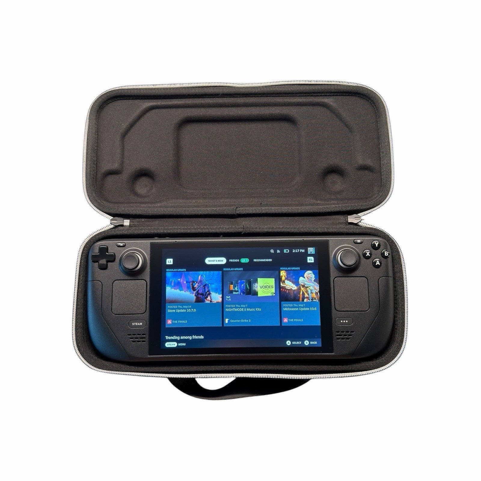 Valve Steam Deck 1010 Anti-Glare 2TB Gaming Handheld Console Clear + 512GB SD