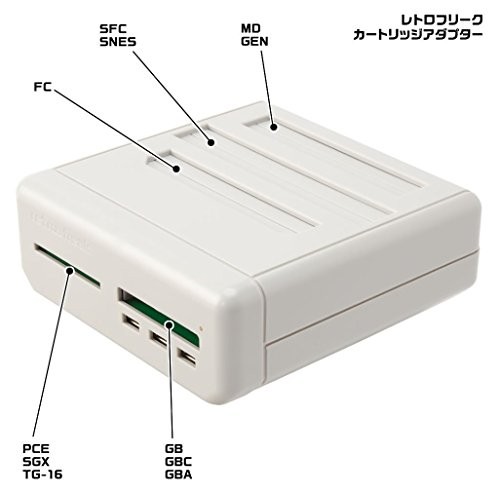 Retro freak retro game compatible controller adapter set