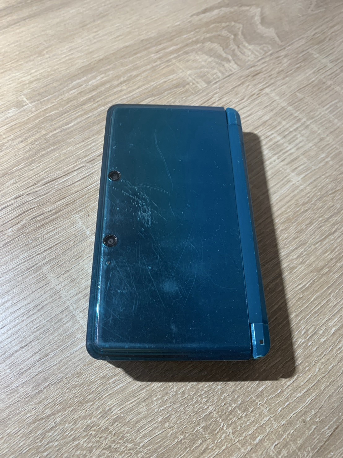 1808 Nintendo 3DS Aqua Blue For Parts