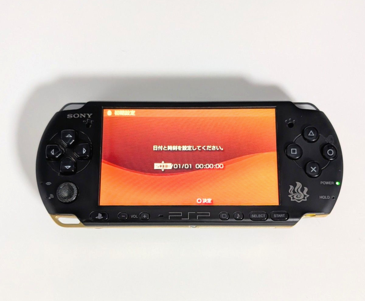 SONY PSP-3000 Monster Hunter Portable 3rd Hunter’s model Tested w/ Box Rank:A