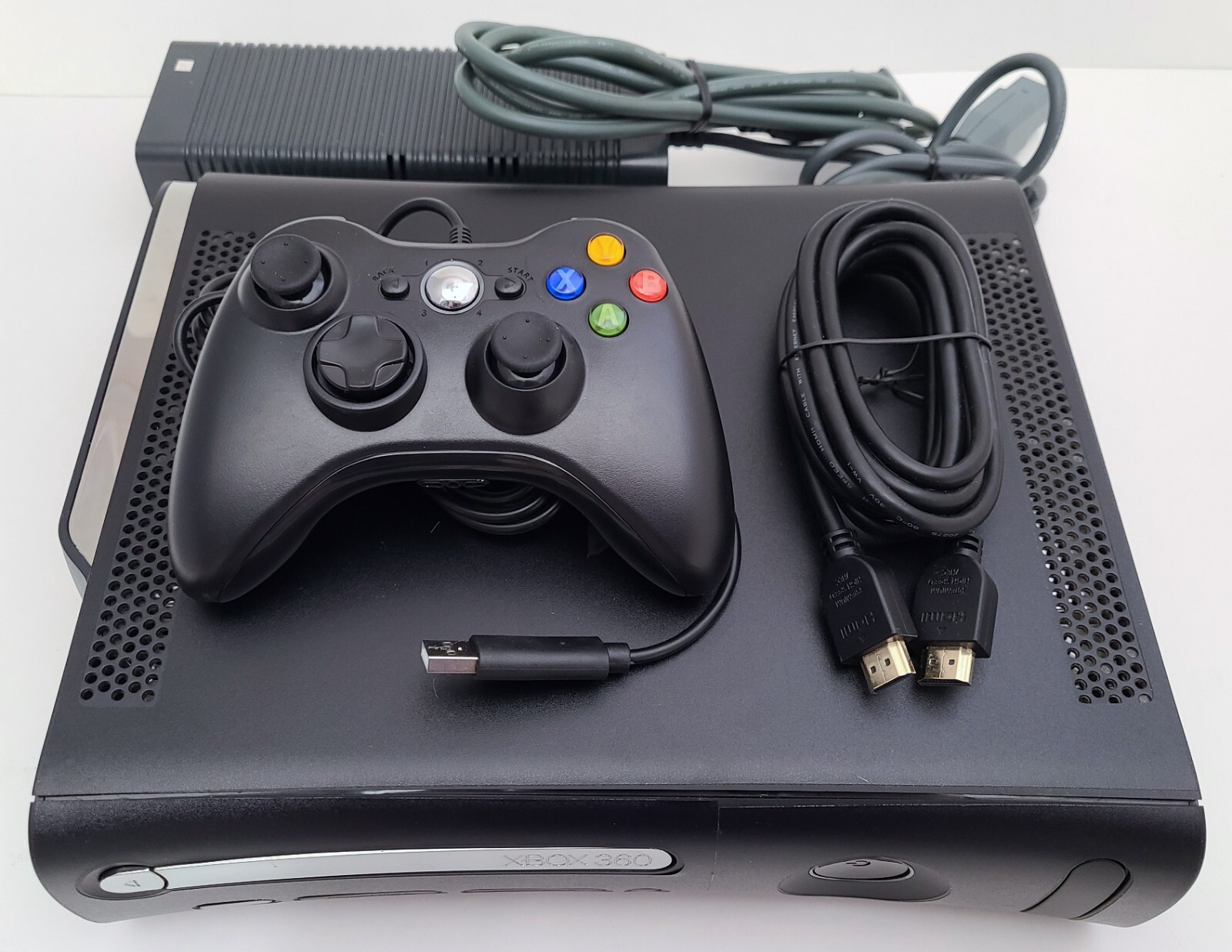 Microsoft Xbox 360 ELITE Go Big Core Black Video Game Console System 4GB HDMI