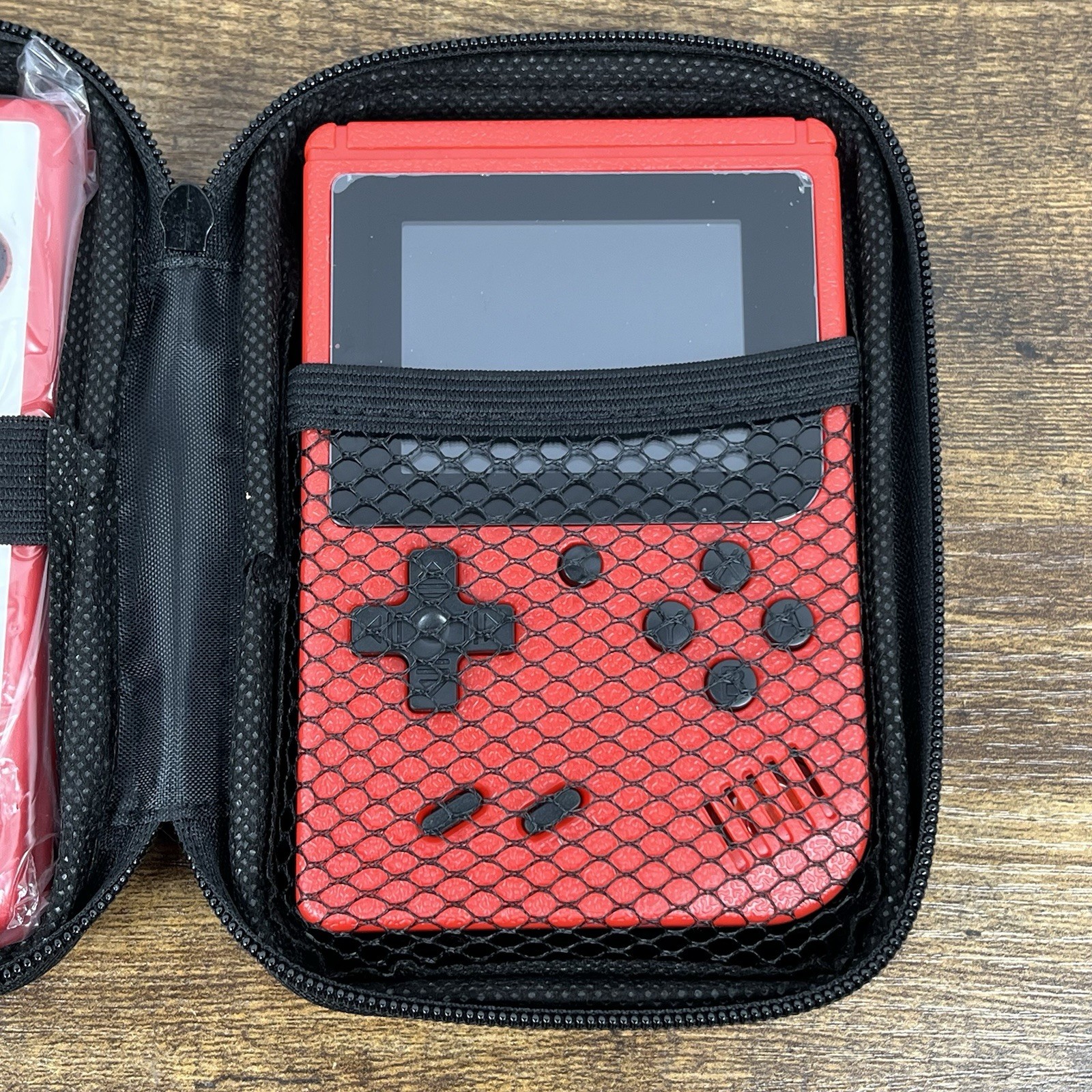 Retro FC Plus Handheld Game Console w/ Gamepad AV Cable Case – Red