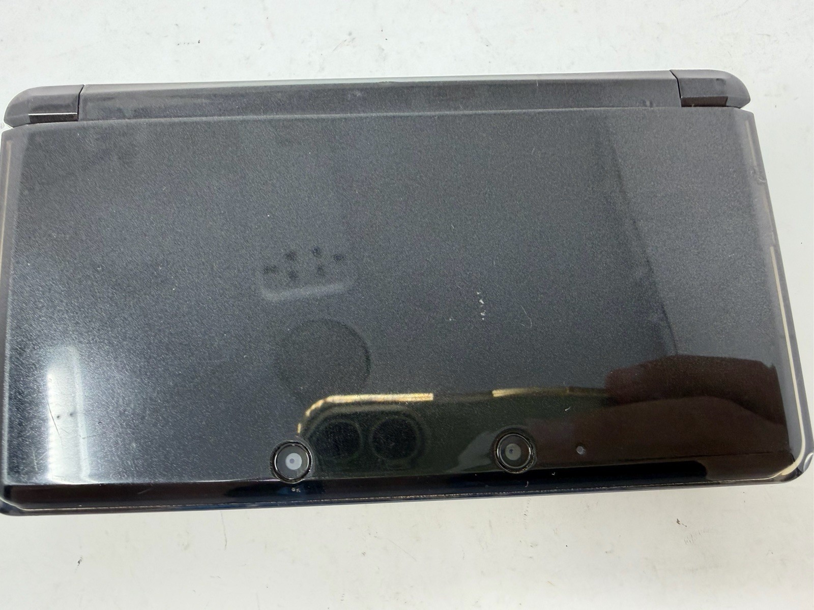 Nintendo 3DS Cosmo Black Model CTR-001 Handheld With Charger Tested Working