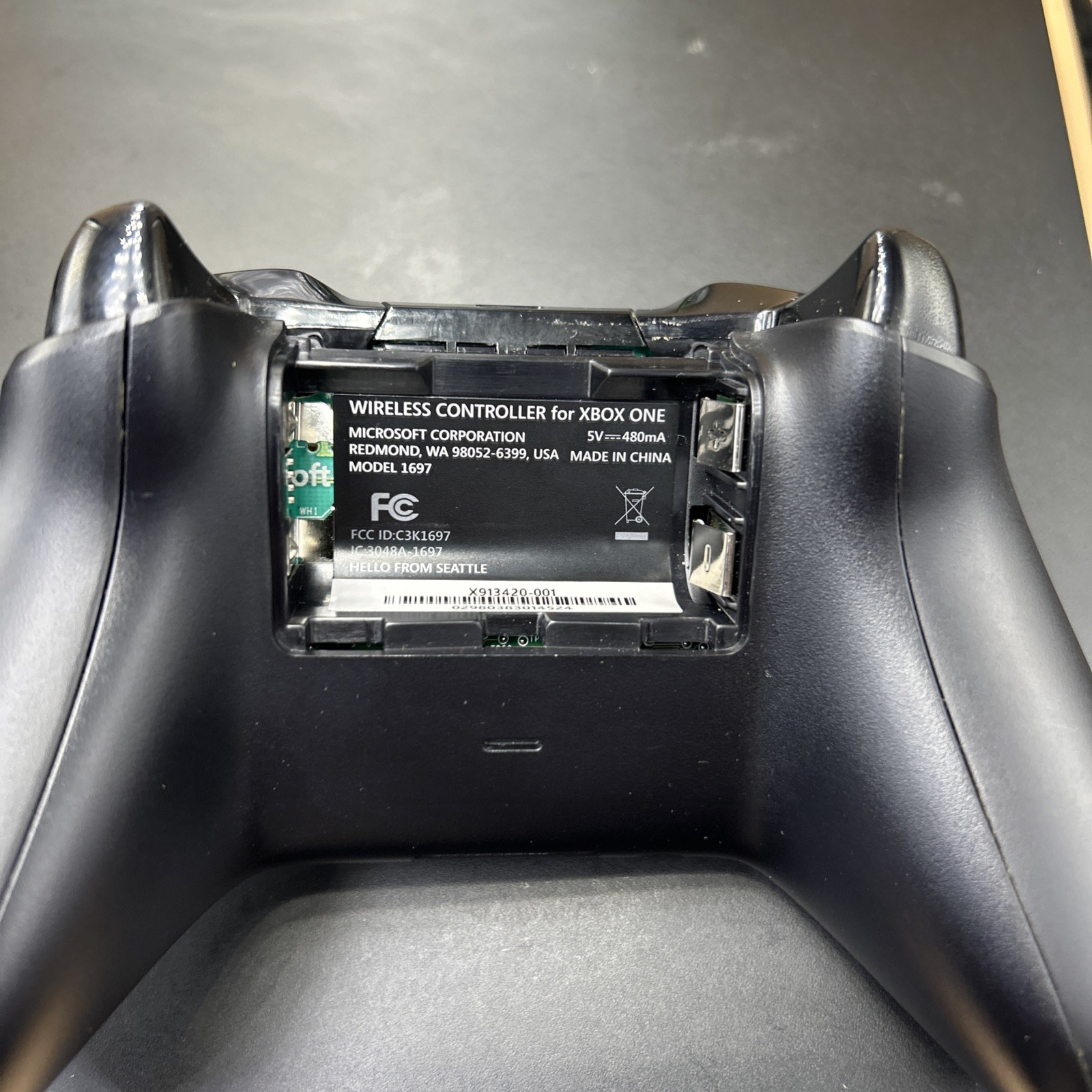 Xbox One X 1TB Black Console w CONTROLLER & PWR CABLE Tested Free Game