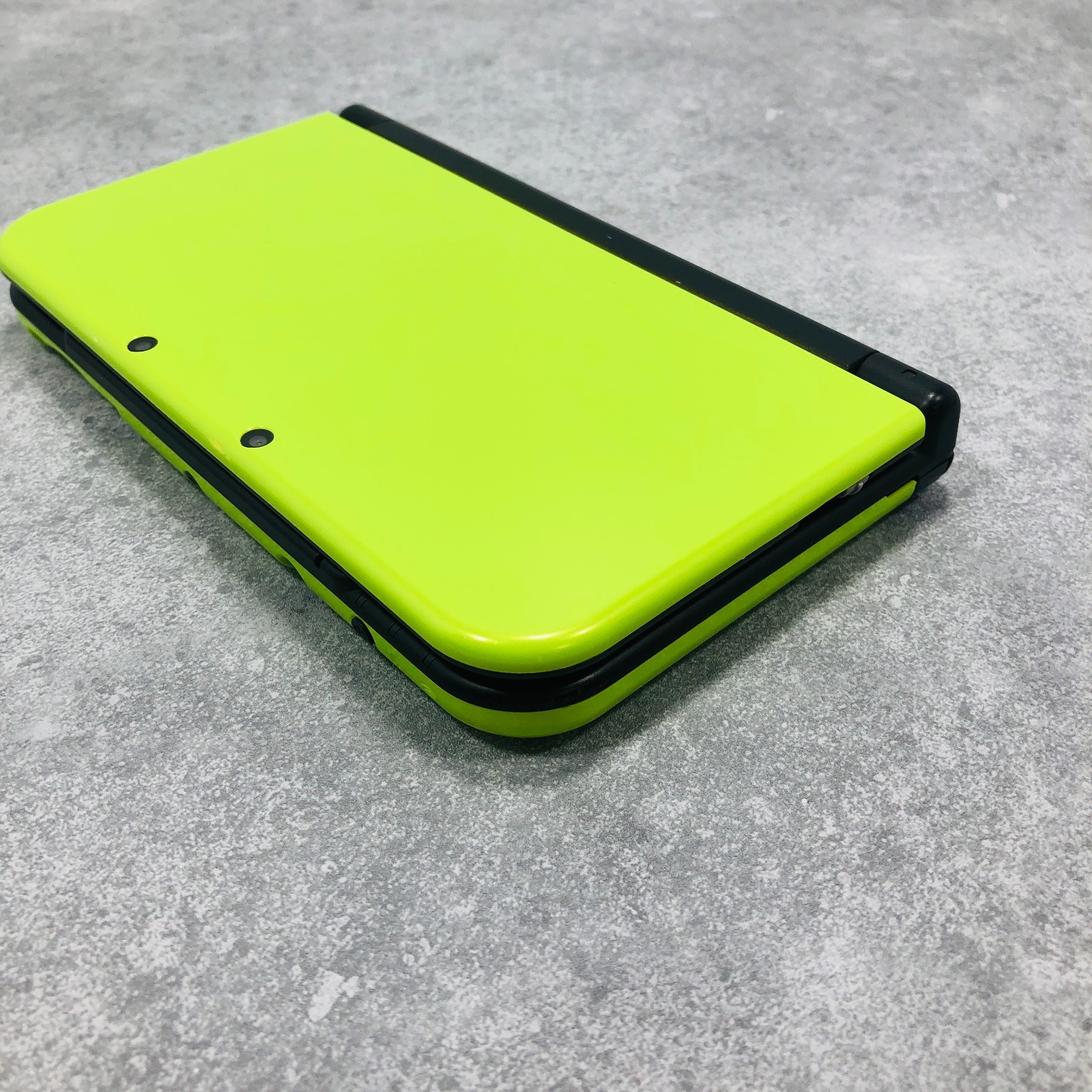 [EX+5] Nintendo new 3DS LL XL Lime Green Black Console & AC Adapter 06-106