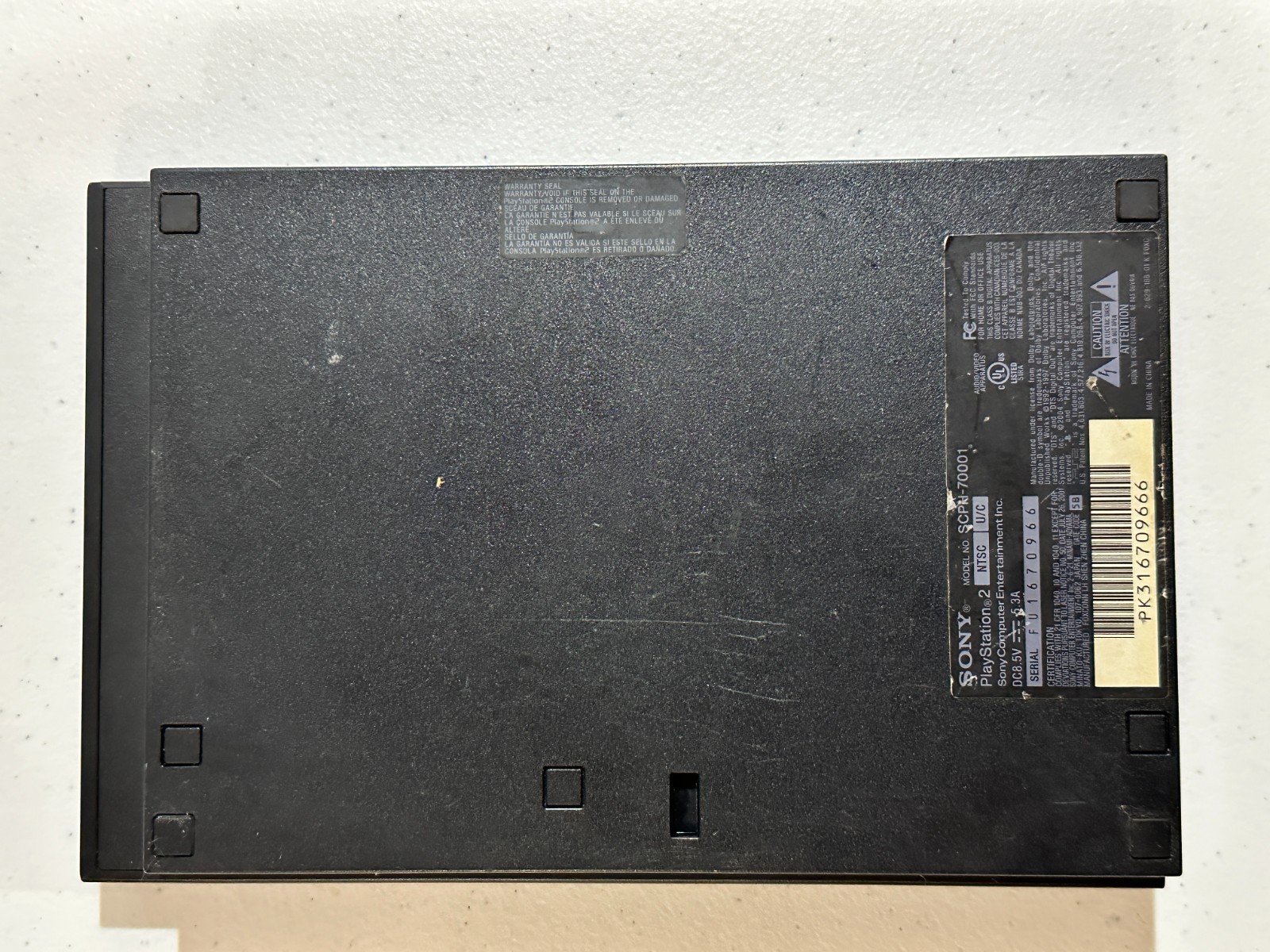 Sony PlayStation 2 PS2 Slim SCPH-70001 UNTESTED Console Only