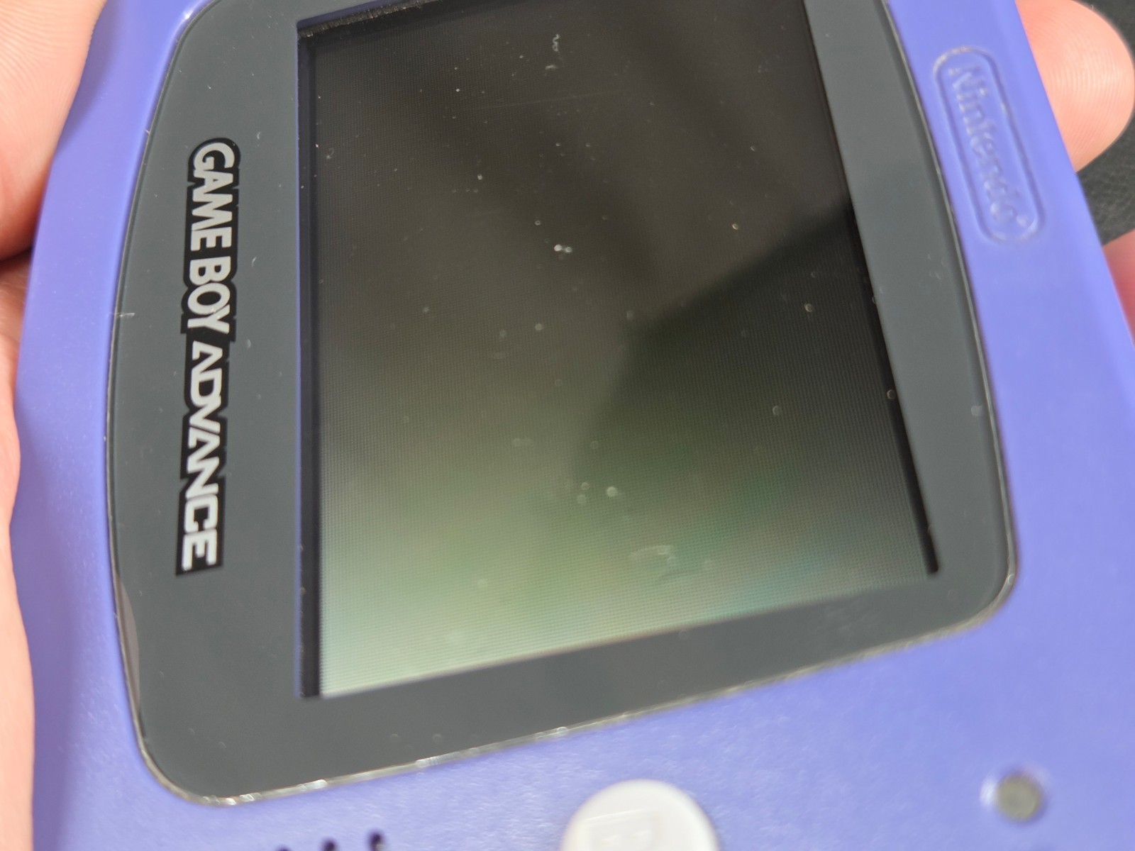 Nintendo Game Boy Advance Indigo Handheld System Console GBA AGB-001 VIDEO DEMO!