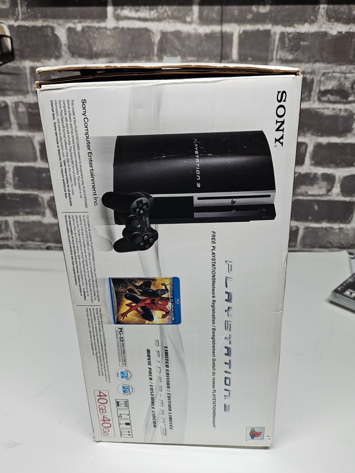Sony PlayStation 3 40GB Spider-Man 3 Limited Edition CECHG01 CIB + Games
