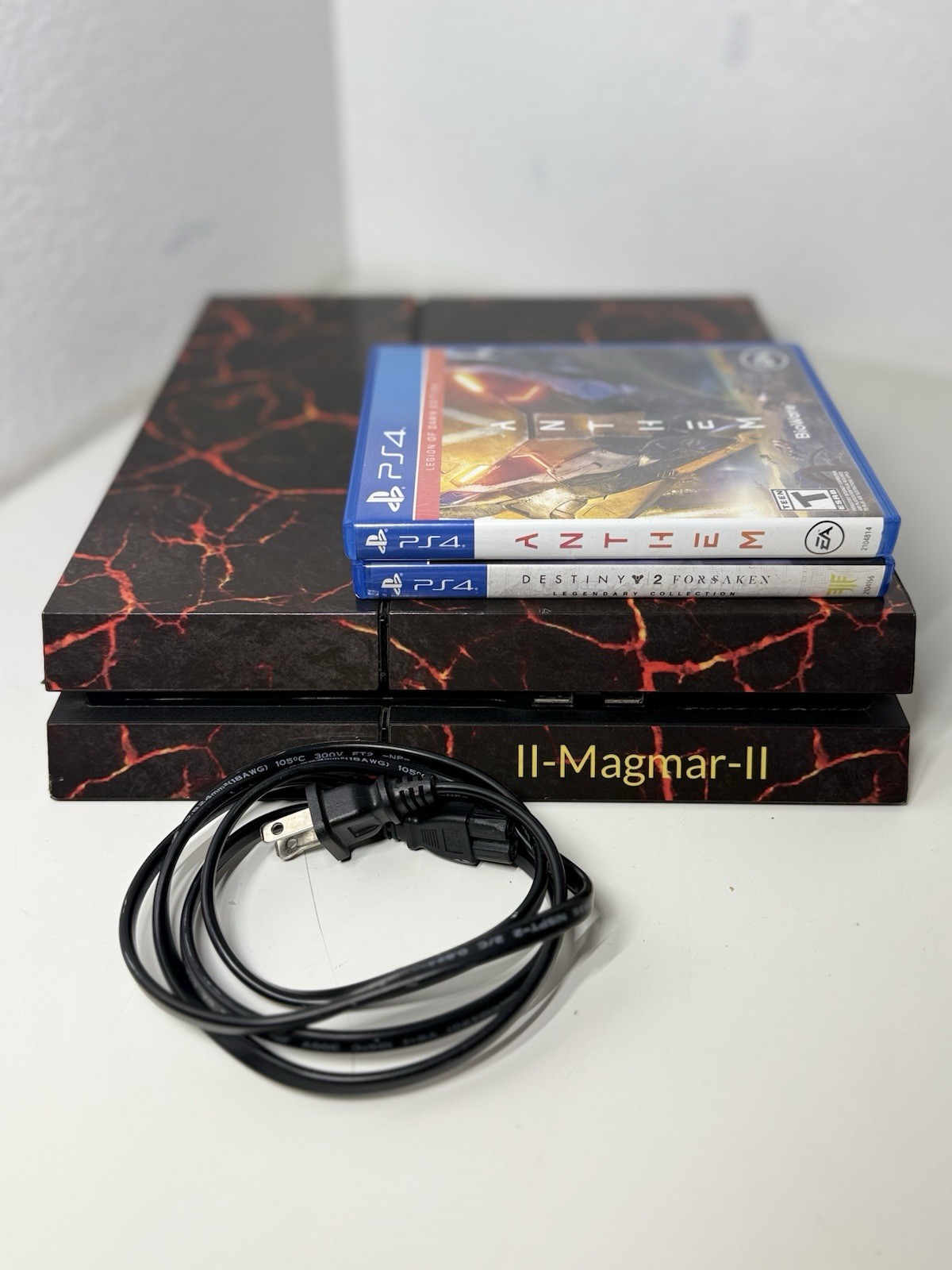 Sony PlayStation 4 500GB Black Console + 2 Games And Power Cable