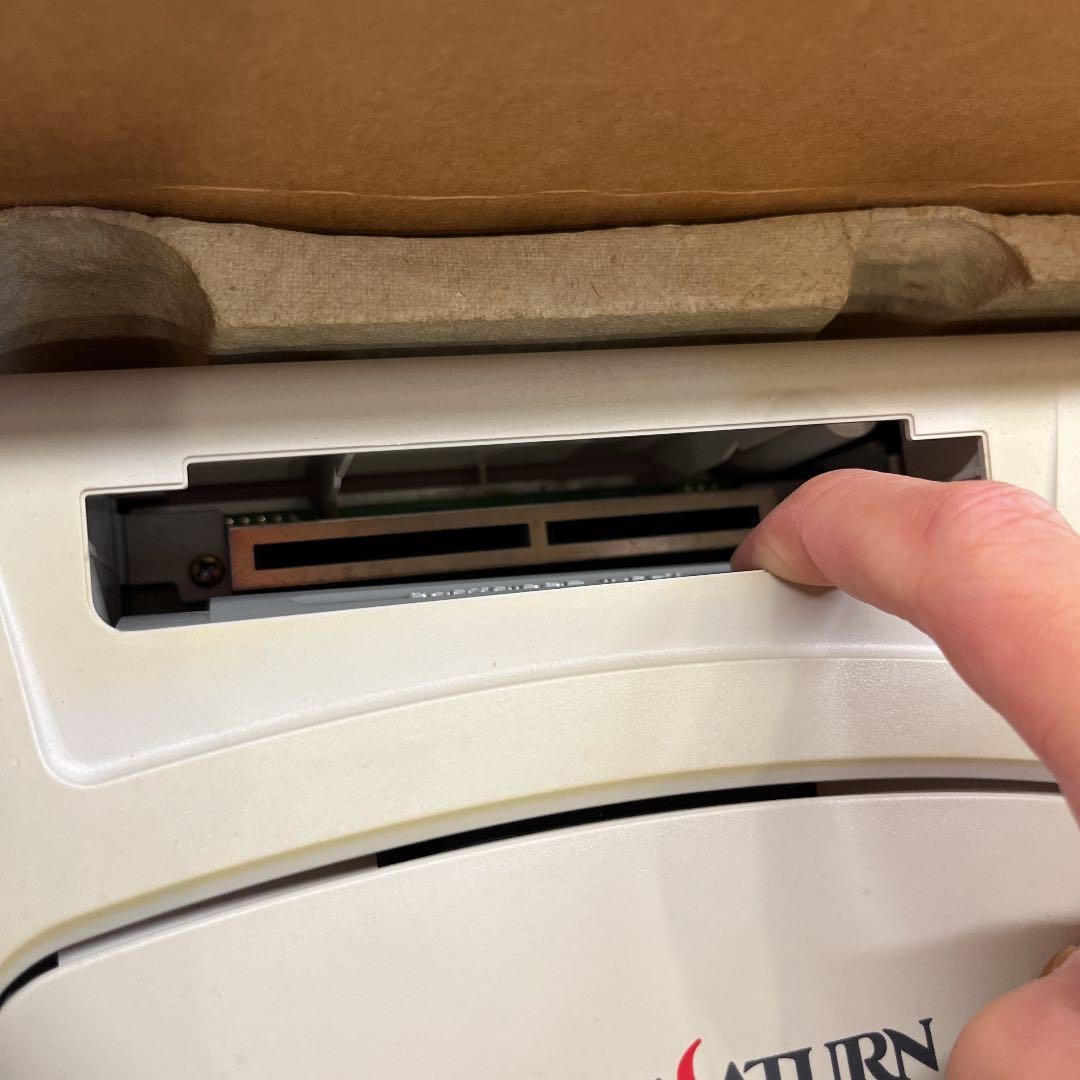 Sega Saturn HST-0014 Game Console Body with Box