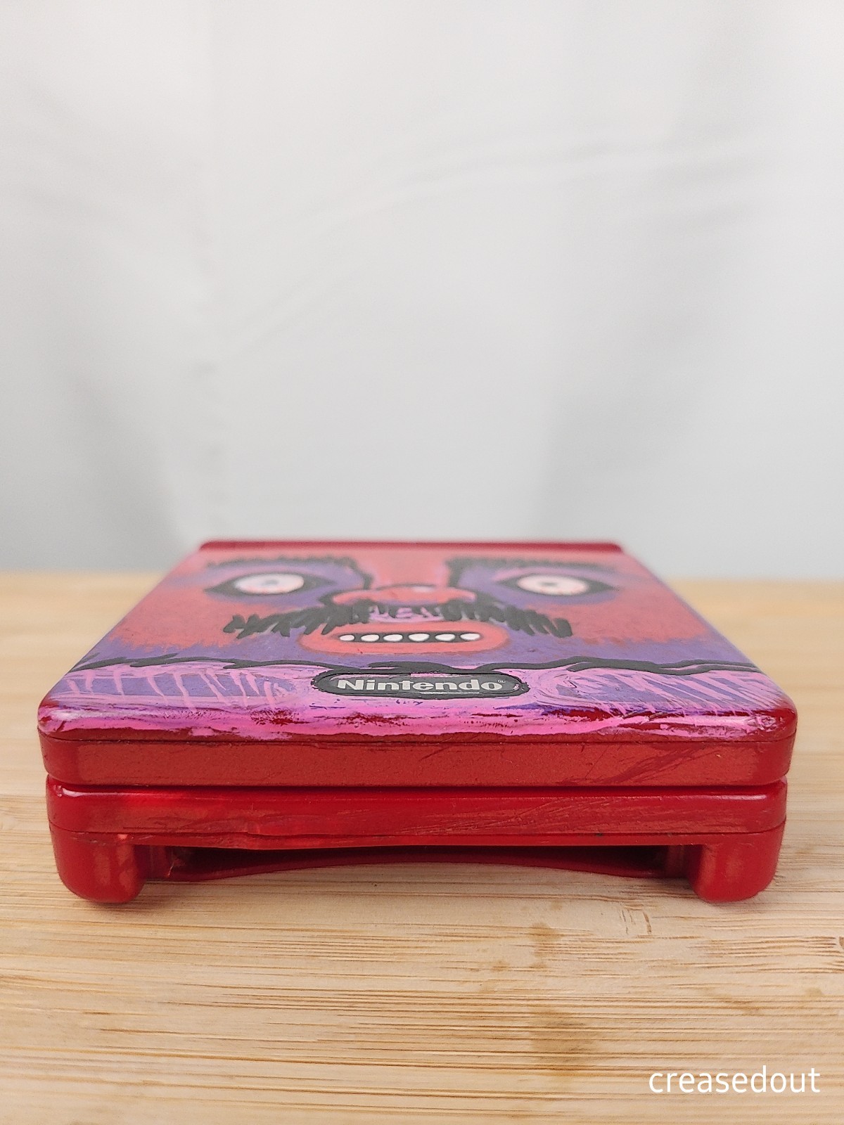 Nintendo Game Boy Advanced SP AGS-001 Red Painted Console Tested with Charger