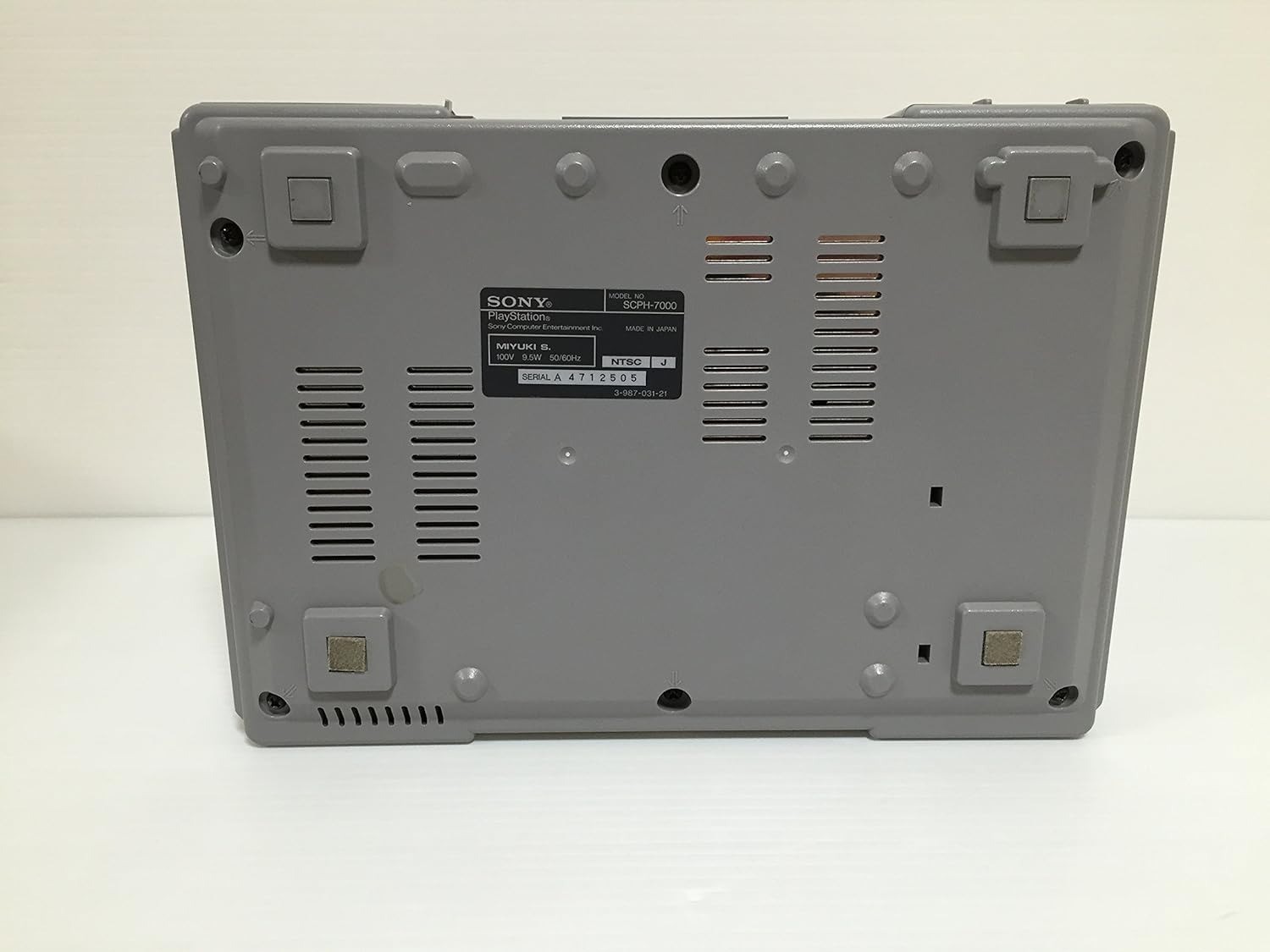 SONY PlayStaton1 PS1 Console (NTSC-J) SCPH-7000 Tested JAPAN