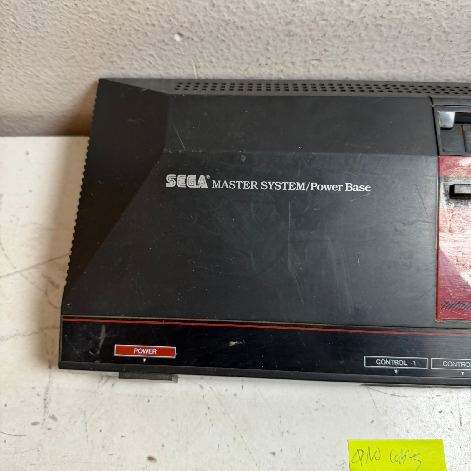Sega Master System 3010 Black Power Base Home Video Gaming Console Only