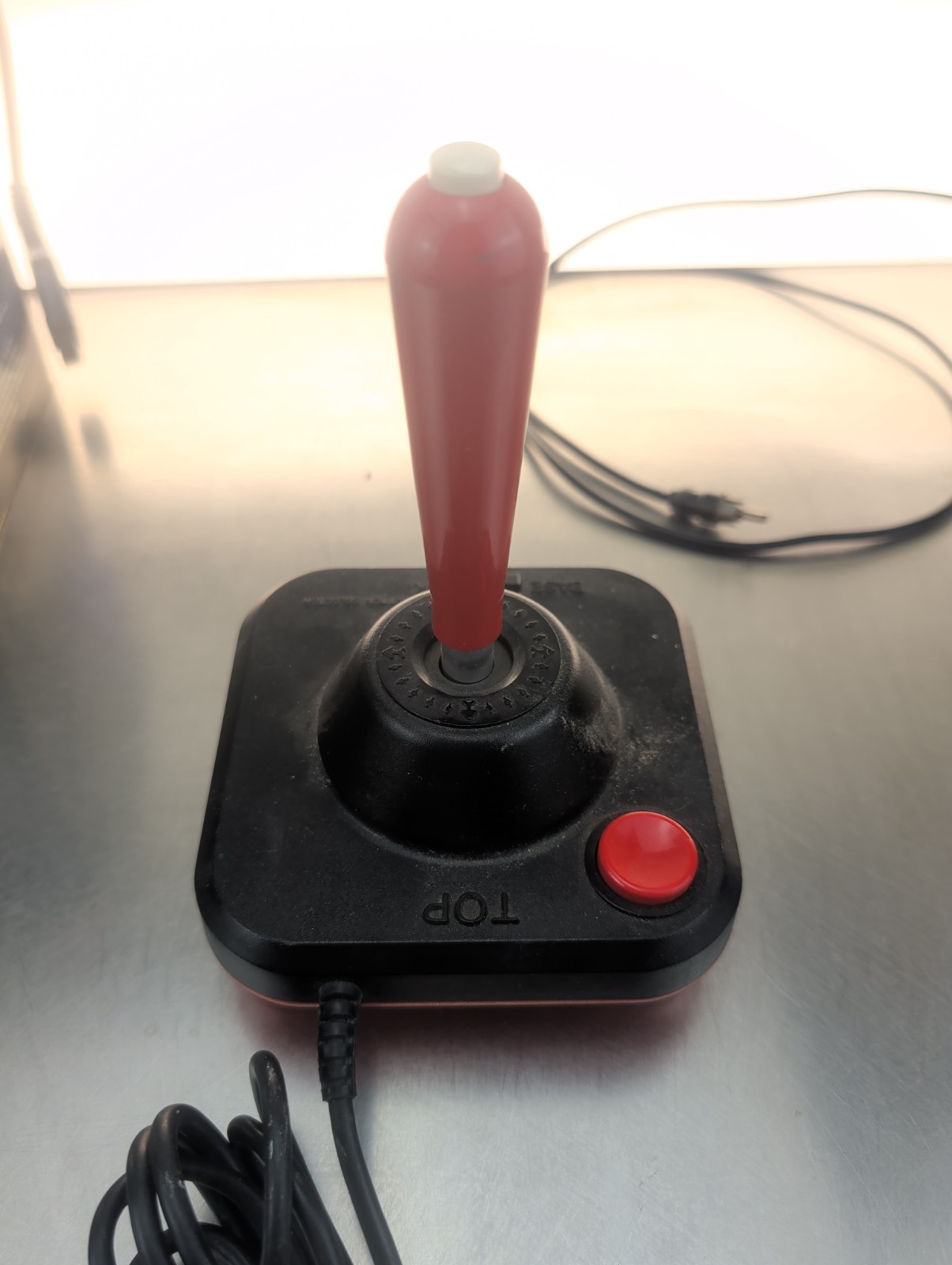 Atari 2600 Black Vader Console With Slik Stick Joysticks And Power/Coax – TESTED