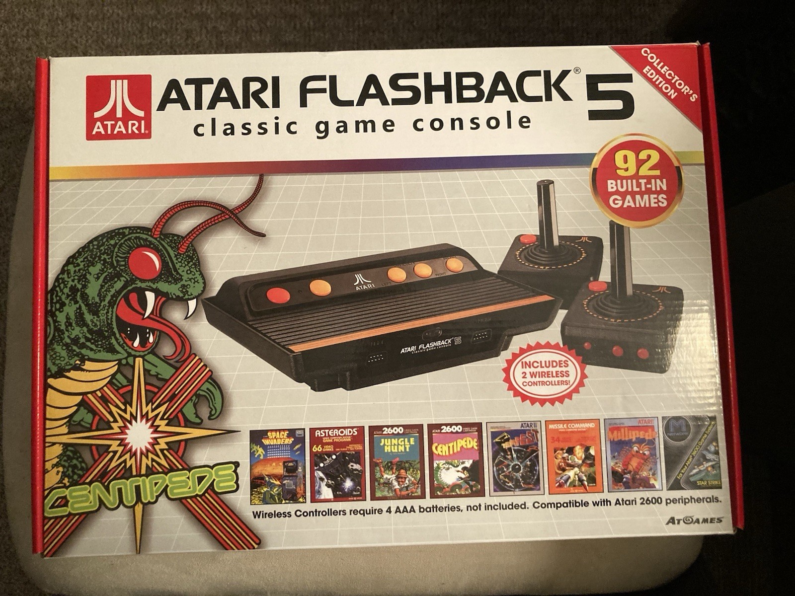 Atari Flashback 5 Classic Game Console Collector’s Edition 92 Built In Games